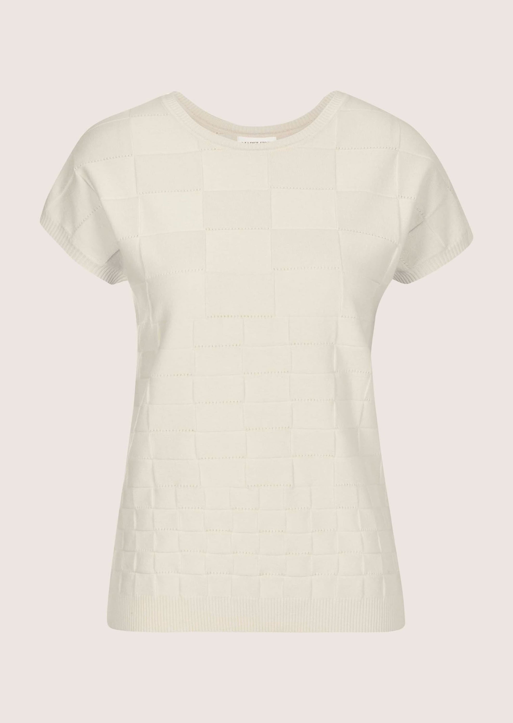 MADELEINE Longpullover "Stricktop Strukturpullover mit grafischem Muster" S günstig online kaufen