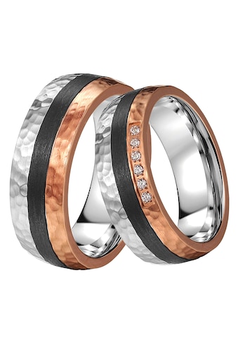 Trauring »Schmuck Geschenk Edelstahl Trauring Ehering Partnerring LIEBE«