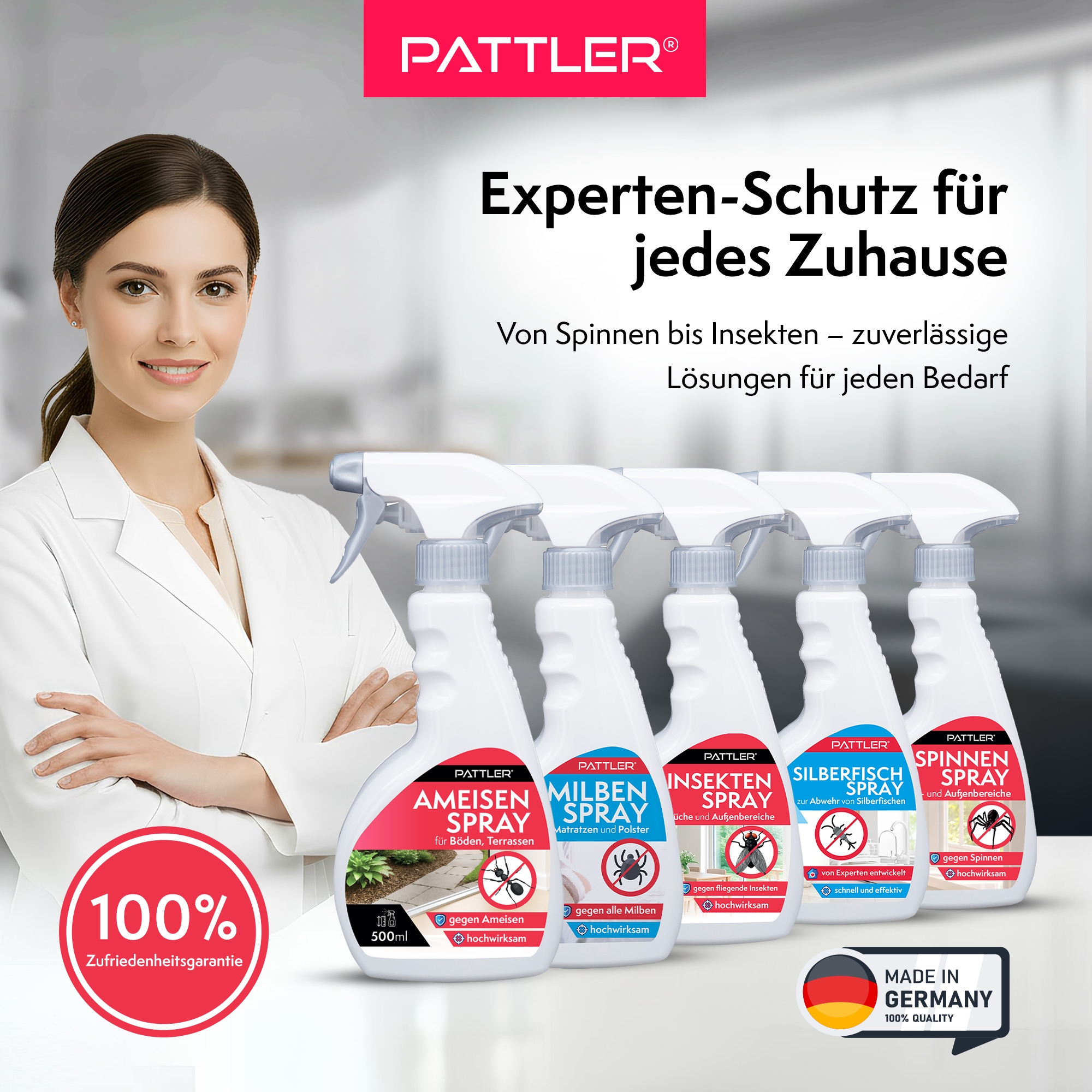 Pattler Vergrämungsmittel »Ameisenspray für Haus & Garten« 500 ml