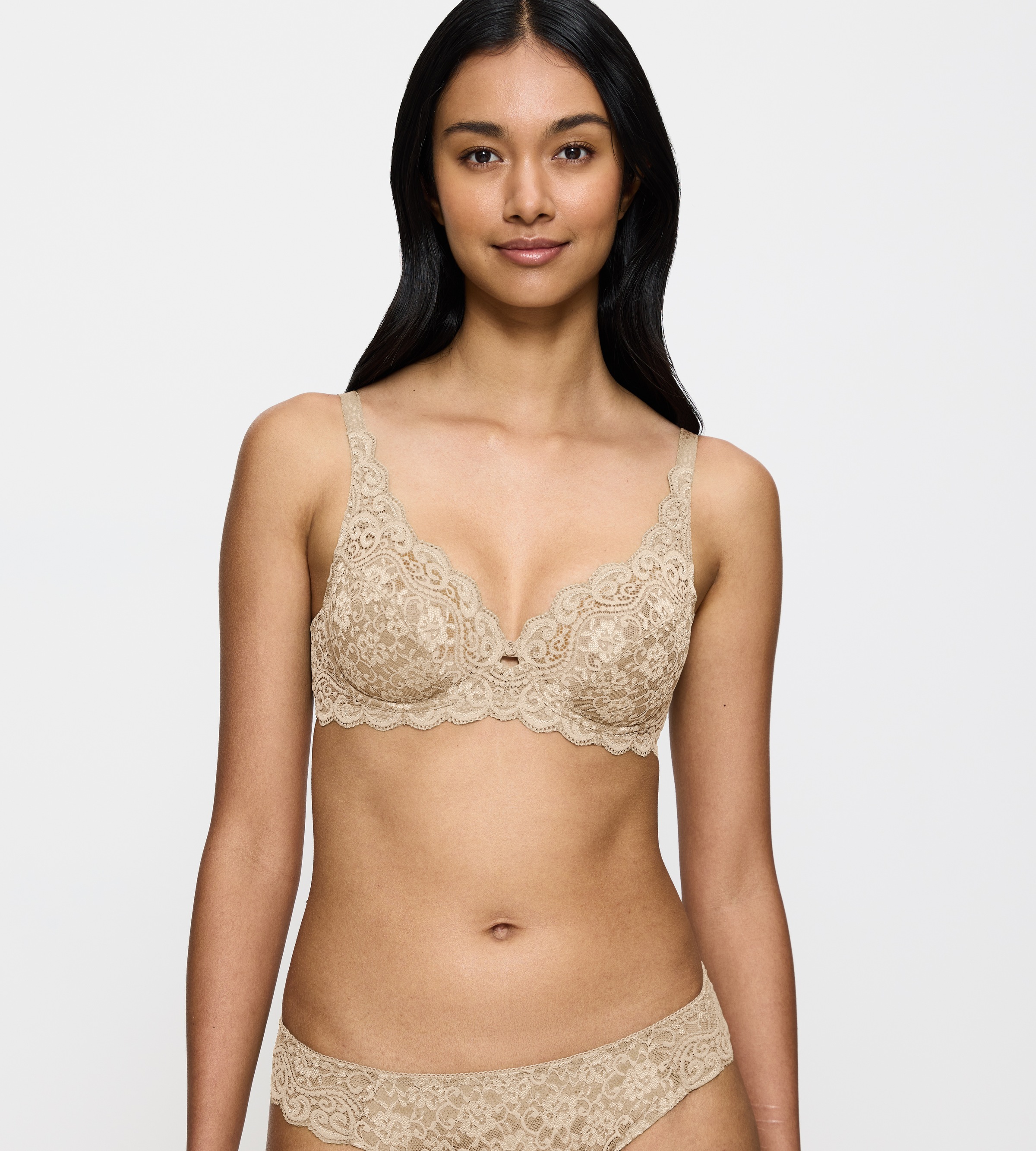 Thumbnail - Triumph Bügel-BH "Amourette", Stretch-Spitze, mit weichen, elastischen Jacquard-Trägern