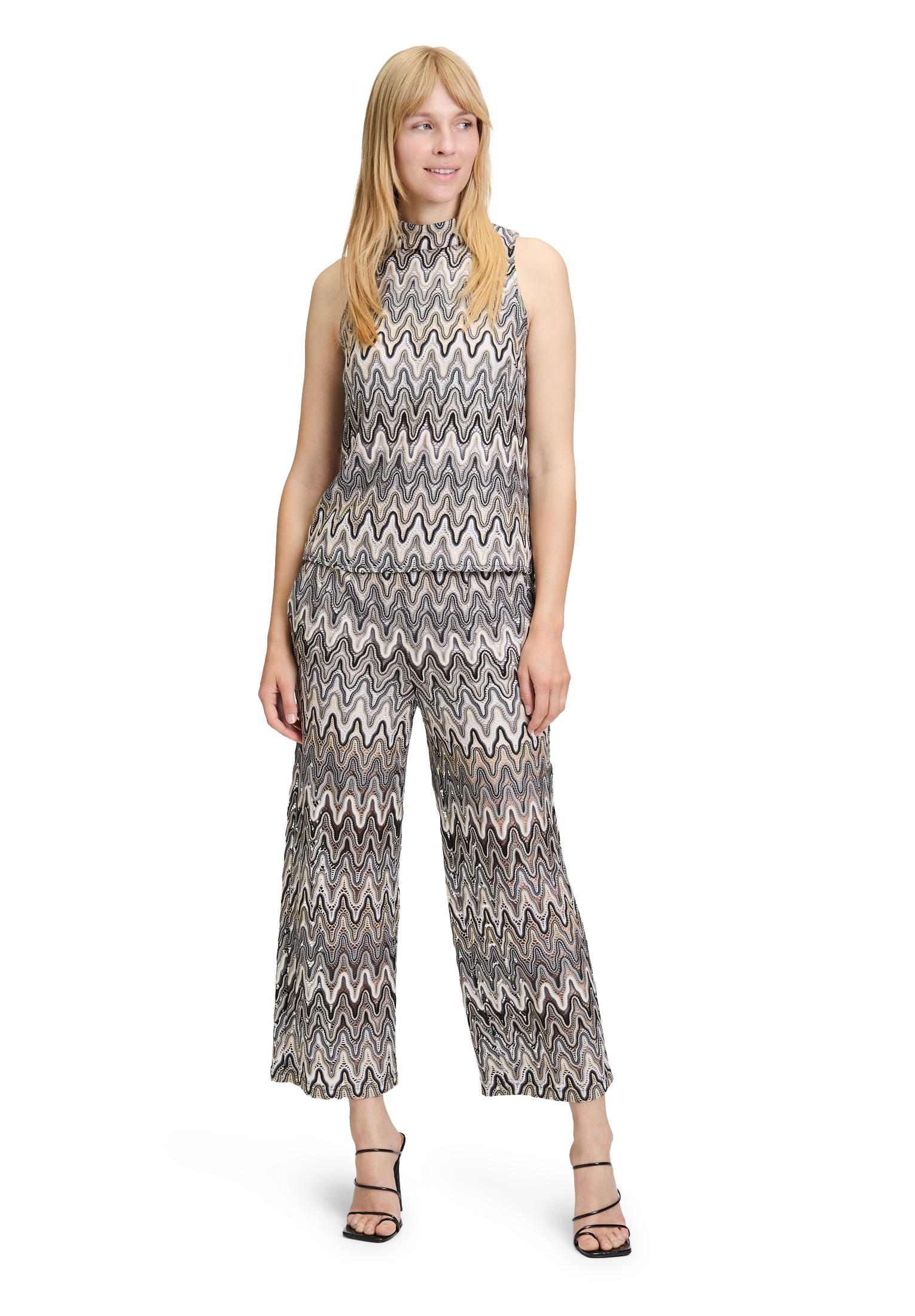 Betty Barclay Blusentop »Betty Barclay Crop-Top mit Stehkragen«