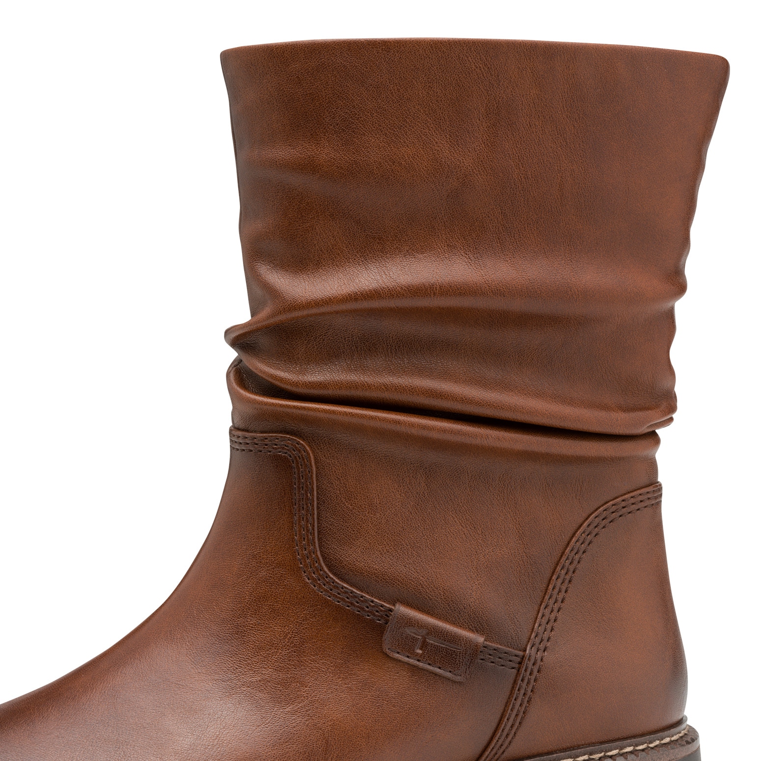 Tamaris Stiefelette, Blockabsatz, Boots in veganer Verarbeitung
