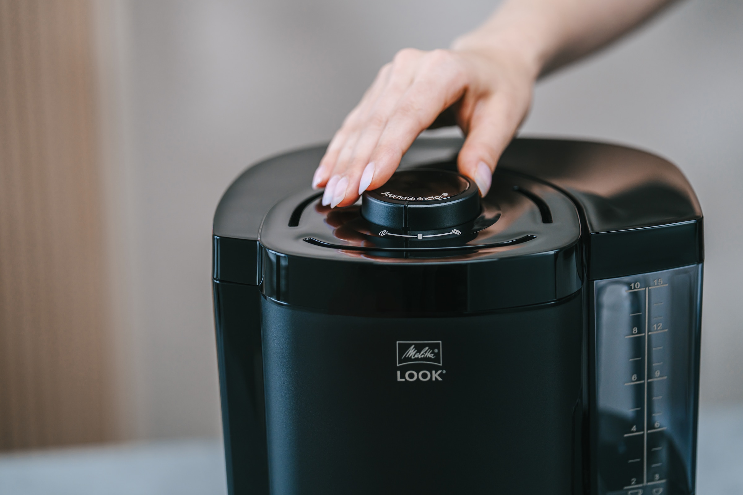 Melitta Filterkaffeemaschine »Look® Glas 1025-02« 1,25 l Kaffeekanne 1x4