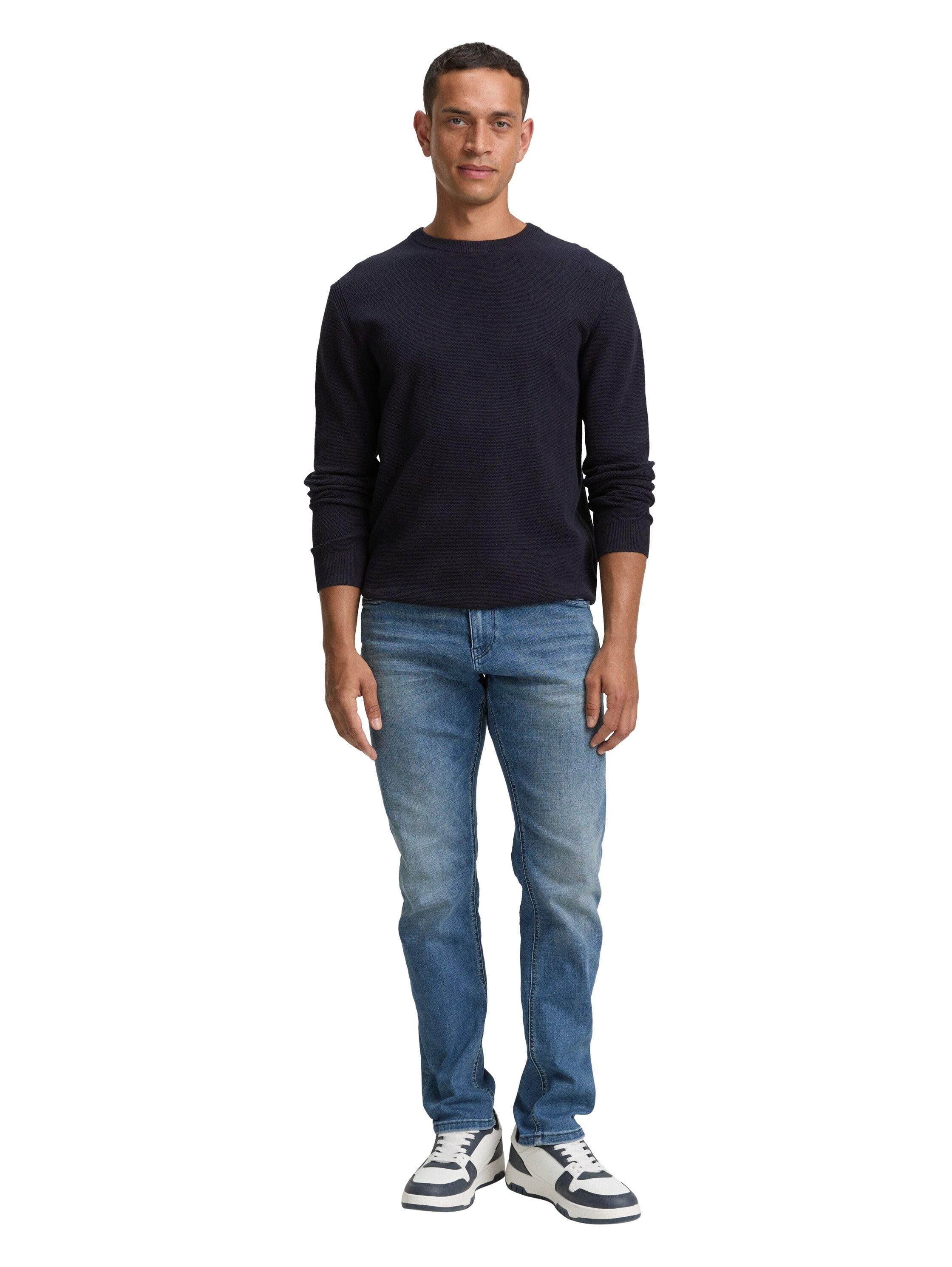 TOM TAILOR Strickpullover, mit Bündchen