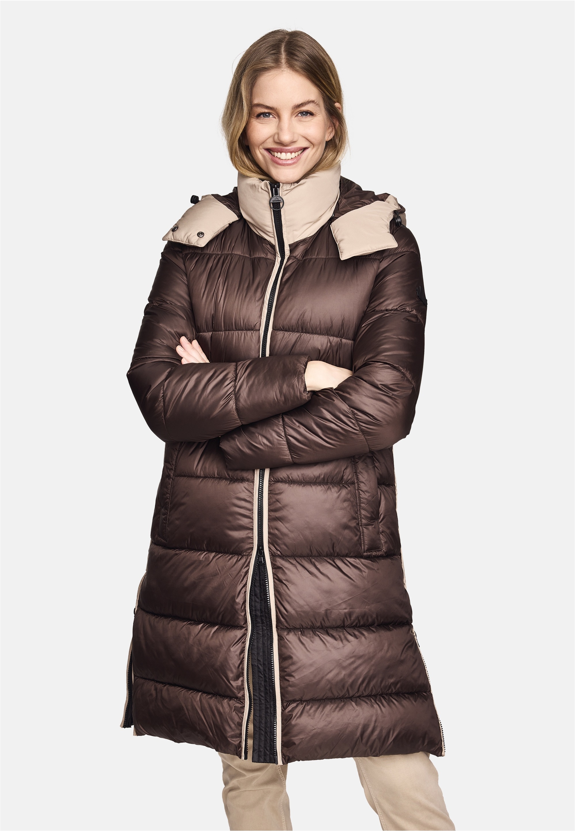 New Canadian Steppjacke »Steppjacke "CALLUNA"«, mit seitlichen Reißverschlüssen