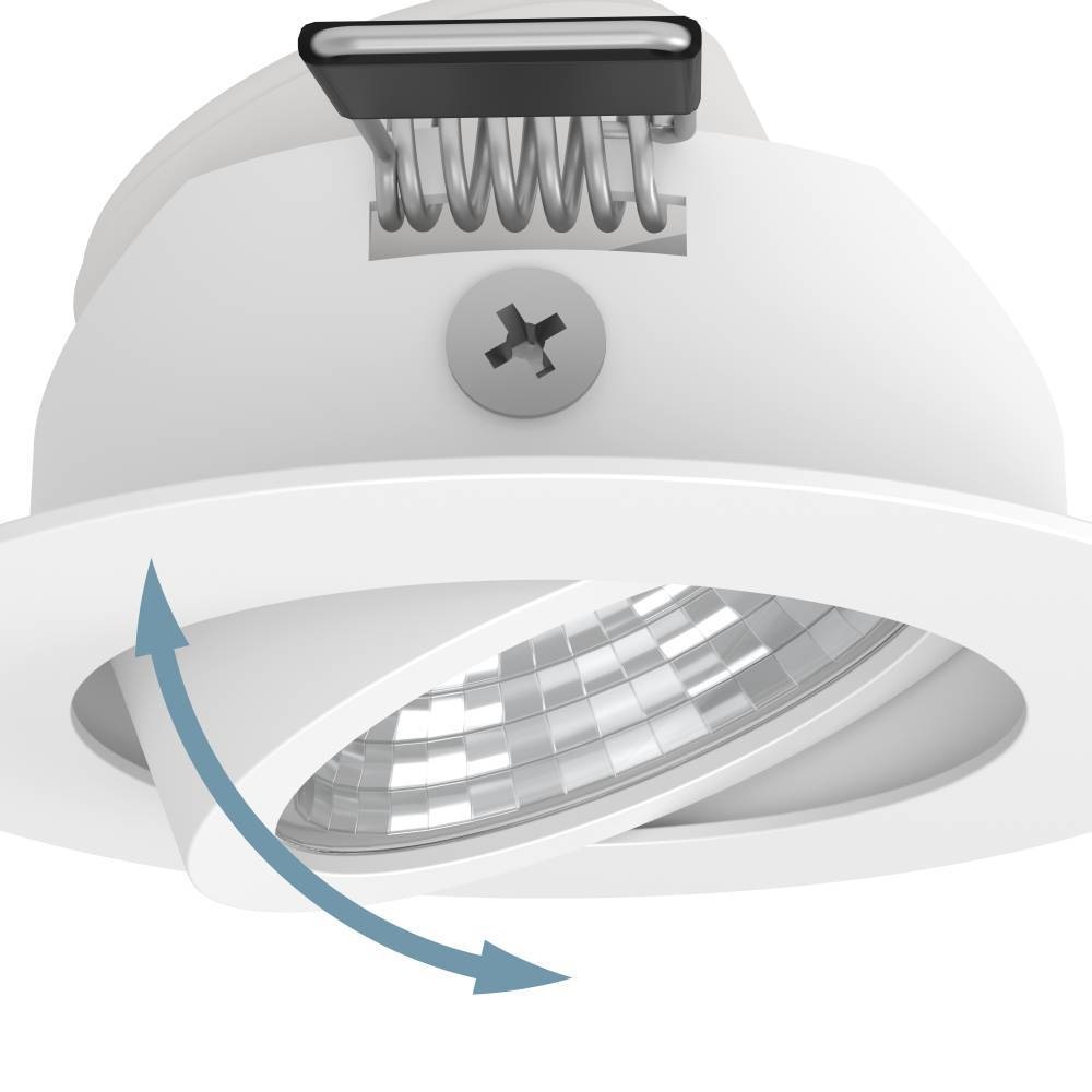 EGLO Deckenleuchte »SALICETO«, Leuchtmittel LED-Modul | LED fest integriert, LED, Einbaupot, Wohnzimmerleuchte, 4,2x8,8x4,2cm, Ausschnitt 6,8cm