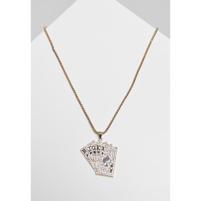 URBAN CLASSICS Edelstahlkette »Accessoires Cards Necklace« online bestellen  | BAUR