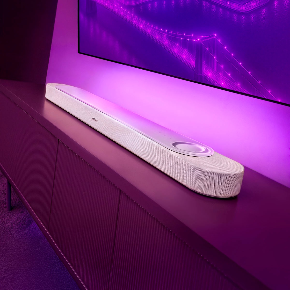 Bose Soundbar »Lifestyle Ultra« 5.1.2 (Bluetooth | WLAN 360°-Sound | App-Steuerung | Mikrofon | Mikrofon-Stummschaltung | Multiroom | Sprachsteuerung 50 W)