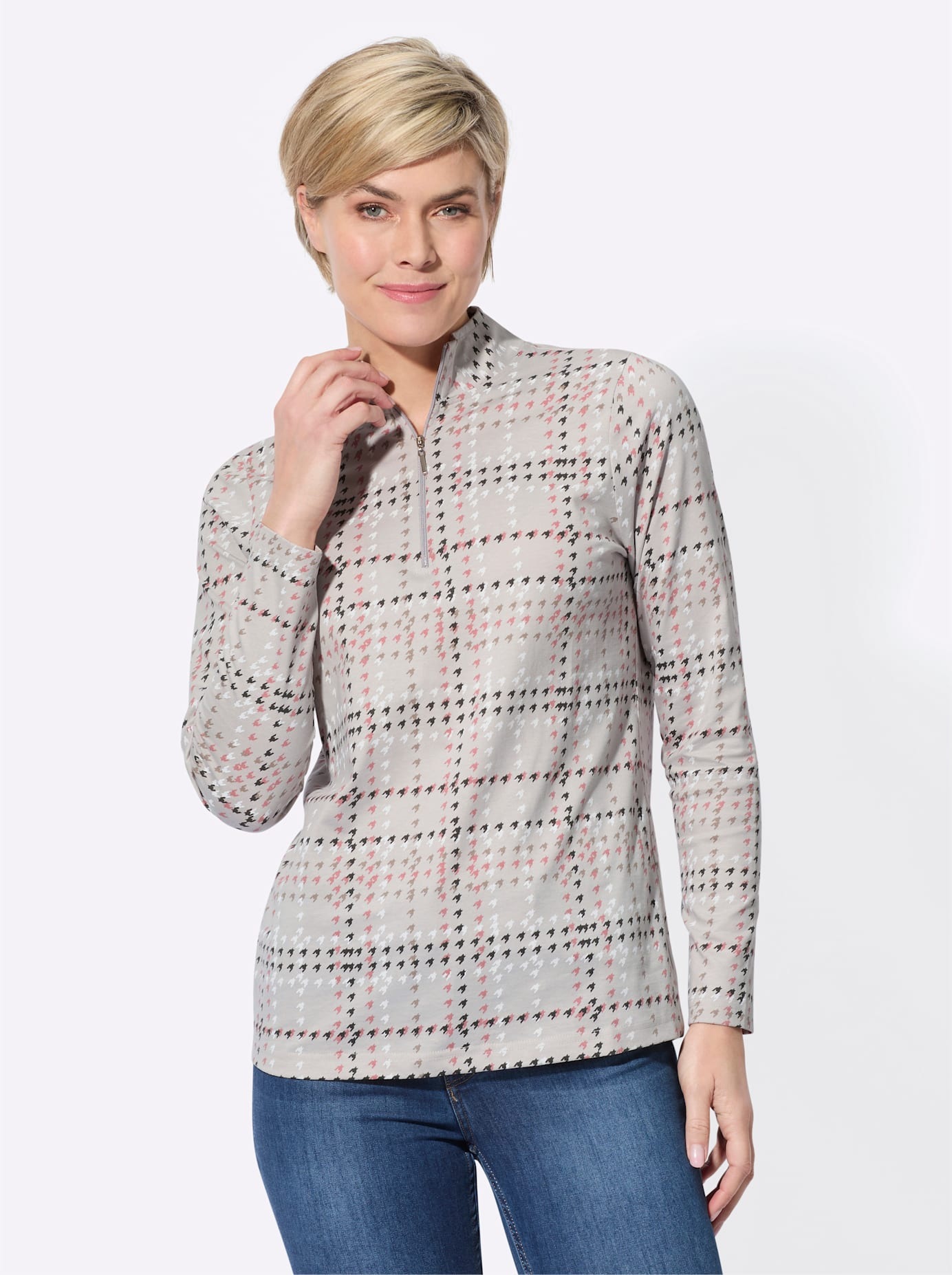 Classic Basics Stehkragenshirt "Shirt", 1 Stk. günstig online kaufen