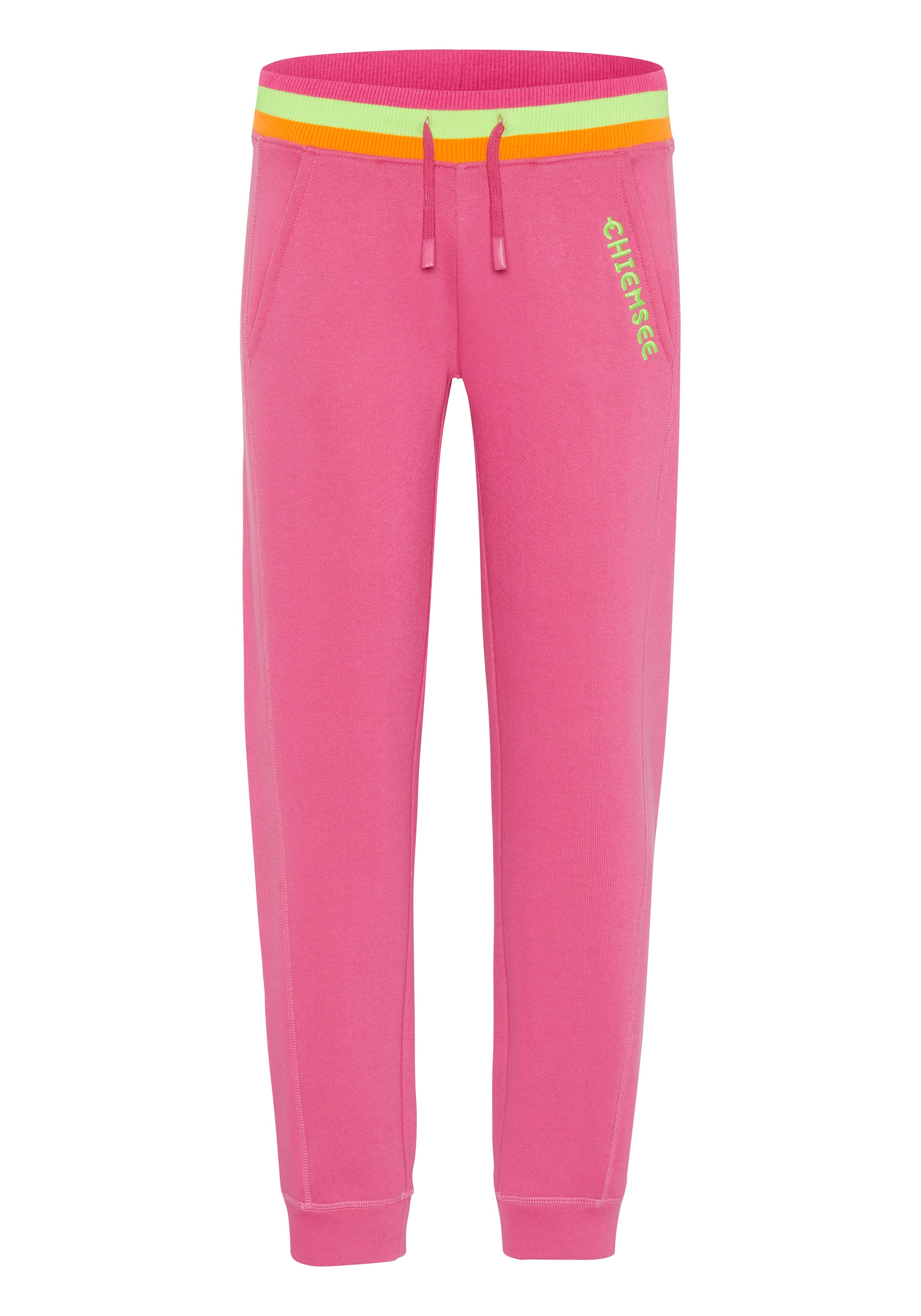 CHIEMSEE Mädchen Jogginghosecarmine rose, Gr. 170, 60% Baumwolle, 40% Polyester, Hosen