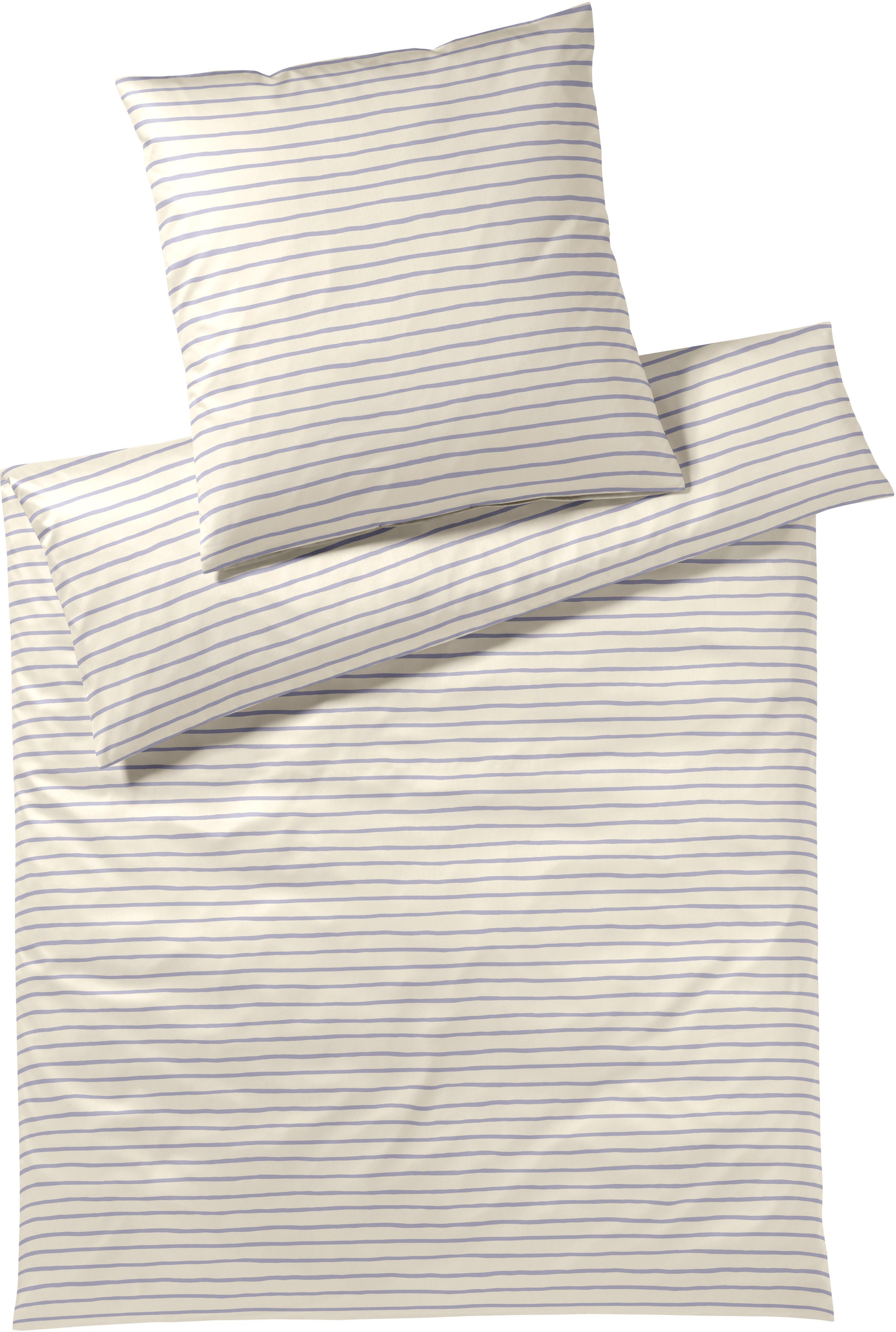 Elegante Bettwäsche "Lines" 2 Stk. tlg. angenehmes Hautgefühl günstig online kaufen
