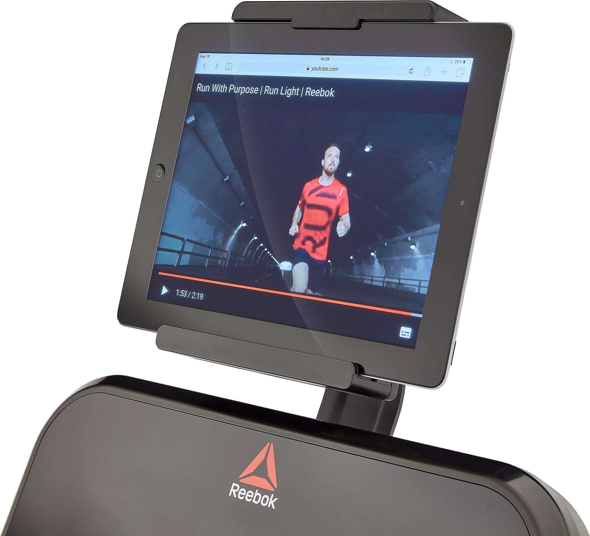 Reebok Laufband »REEBOK SL8.0«, (mit integrierten Handpulssensoren), mit Höchstgeschwindigkeit 20 km/h und integrierten Handpulssensoren