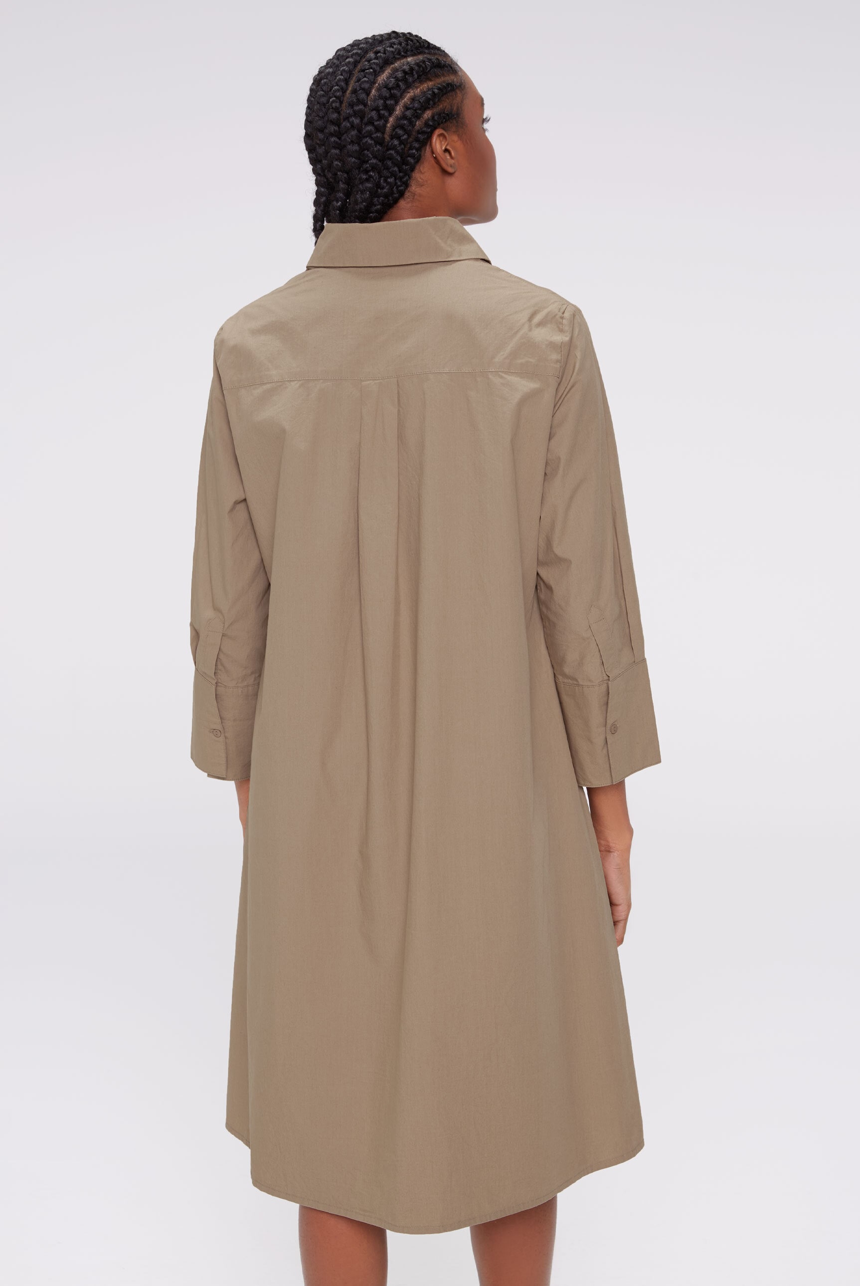 SENSES.THE LABEL Sommerkleid Brusttasche aus Baumwolle