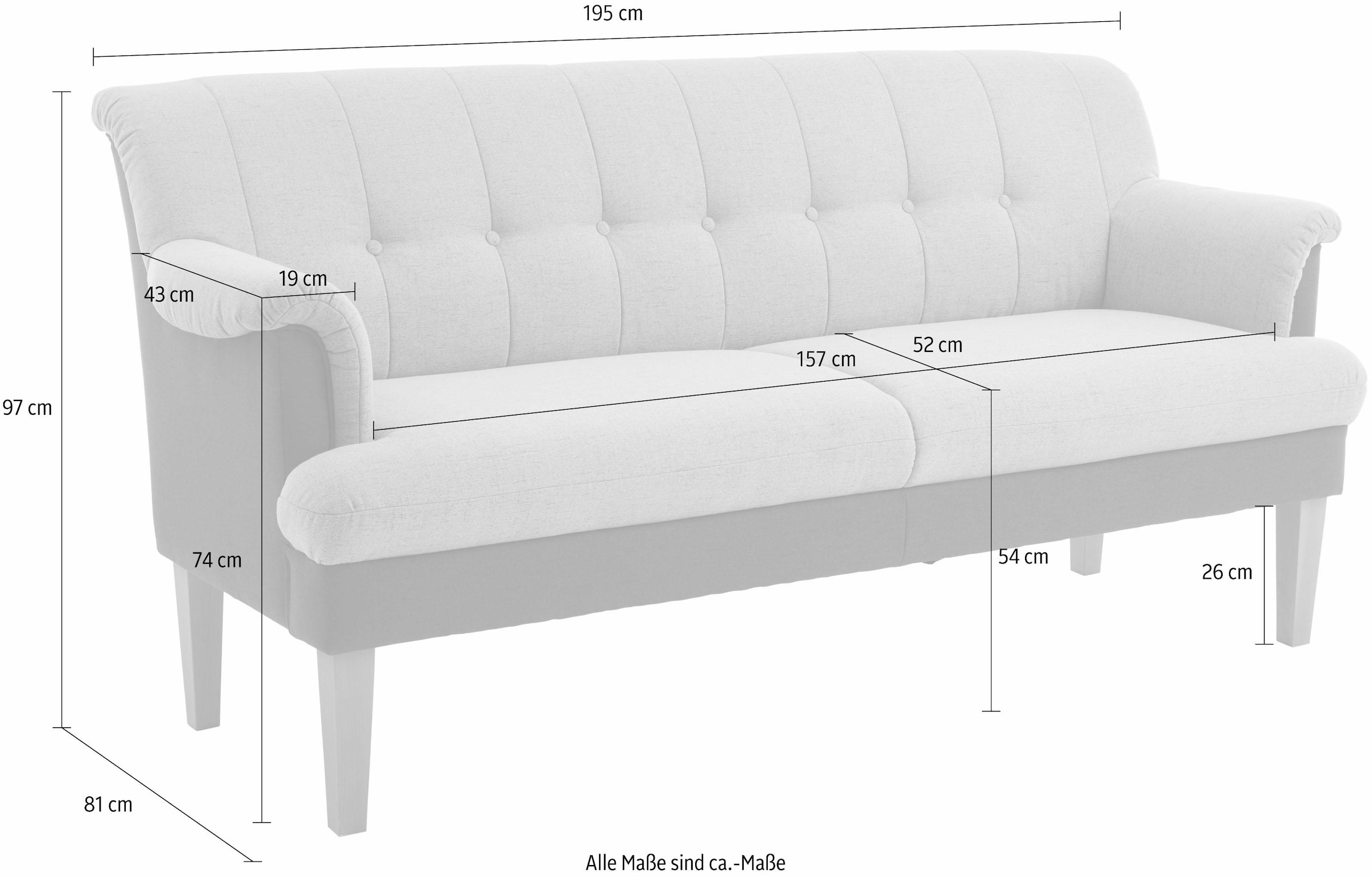 Guido Maria Kretschmer Home&Living Küchensofa »William«, in 2 Breiten