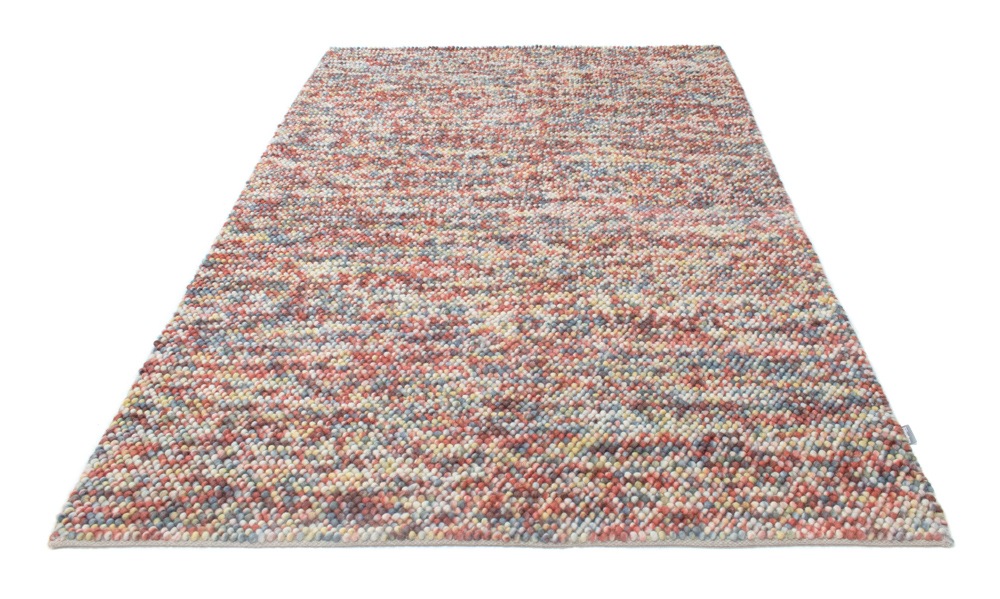morgenland Wollteppich »Mosaik - Wollteppich«, rechteckig, 2 mm Höhe, Sehr weicher Flor