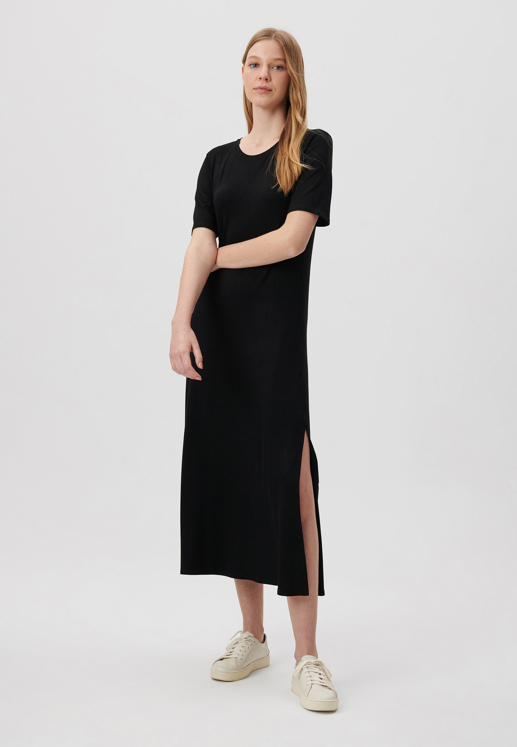 A-Linien-Kleid »MIDI JERSEY DRESS«, Jersey Kleid