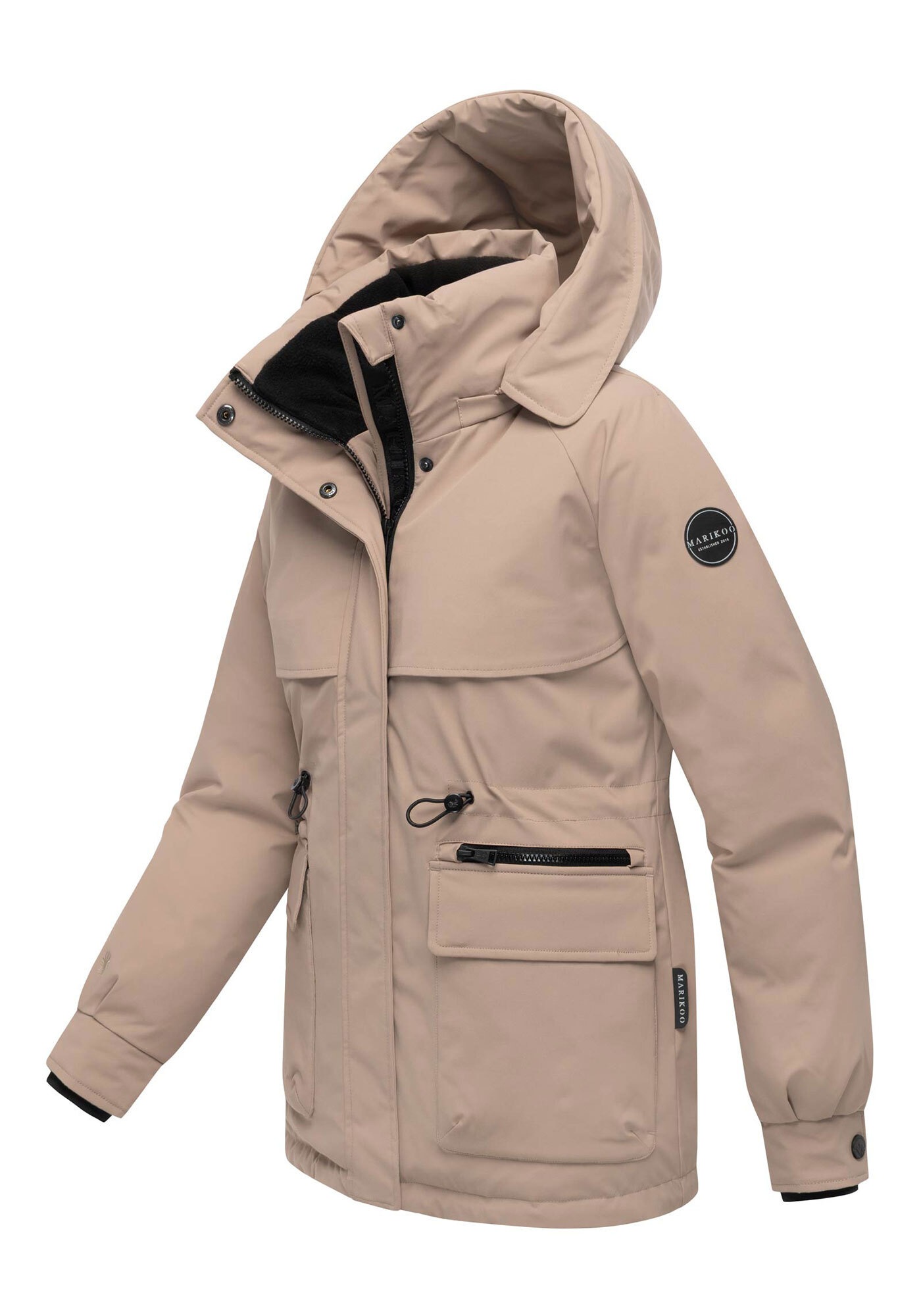 Marikoo Winterjacke »Shigaraa«, mit moderner Front- und Rückenpasse
