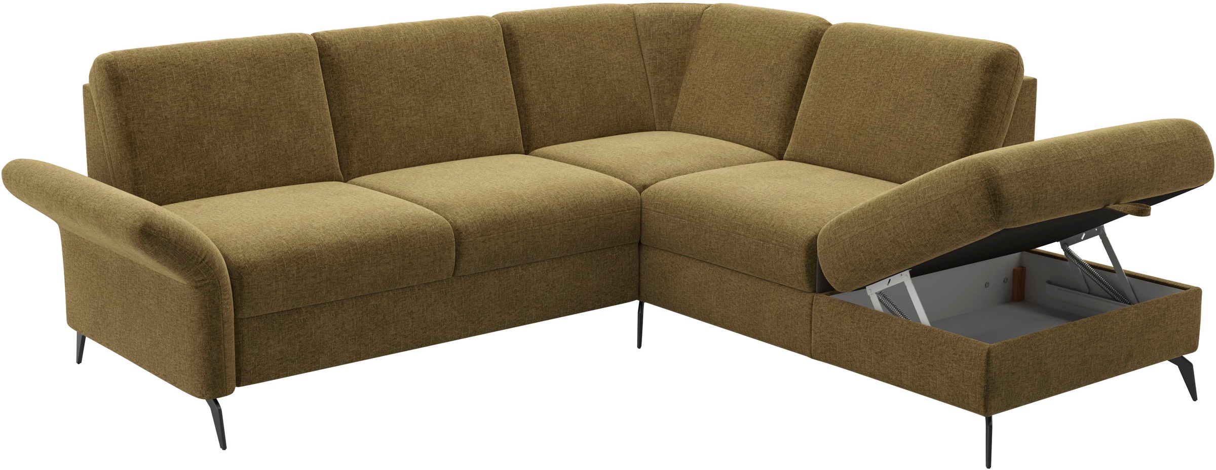 Home affaire Ecksofa »Rochelle«, wahlweise mit Bettfunktion, Bettkasten und Armteilverstellung
