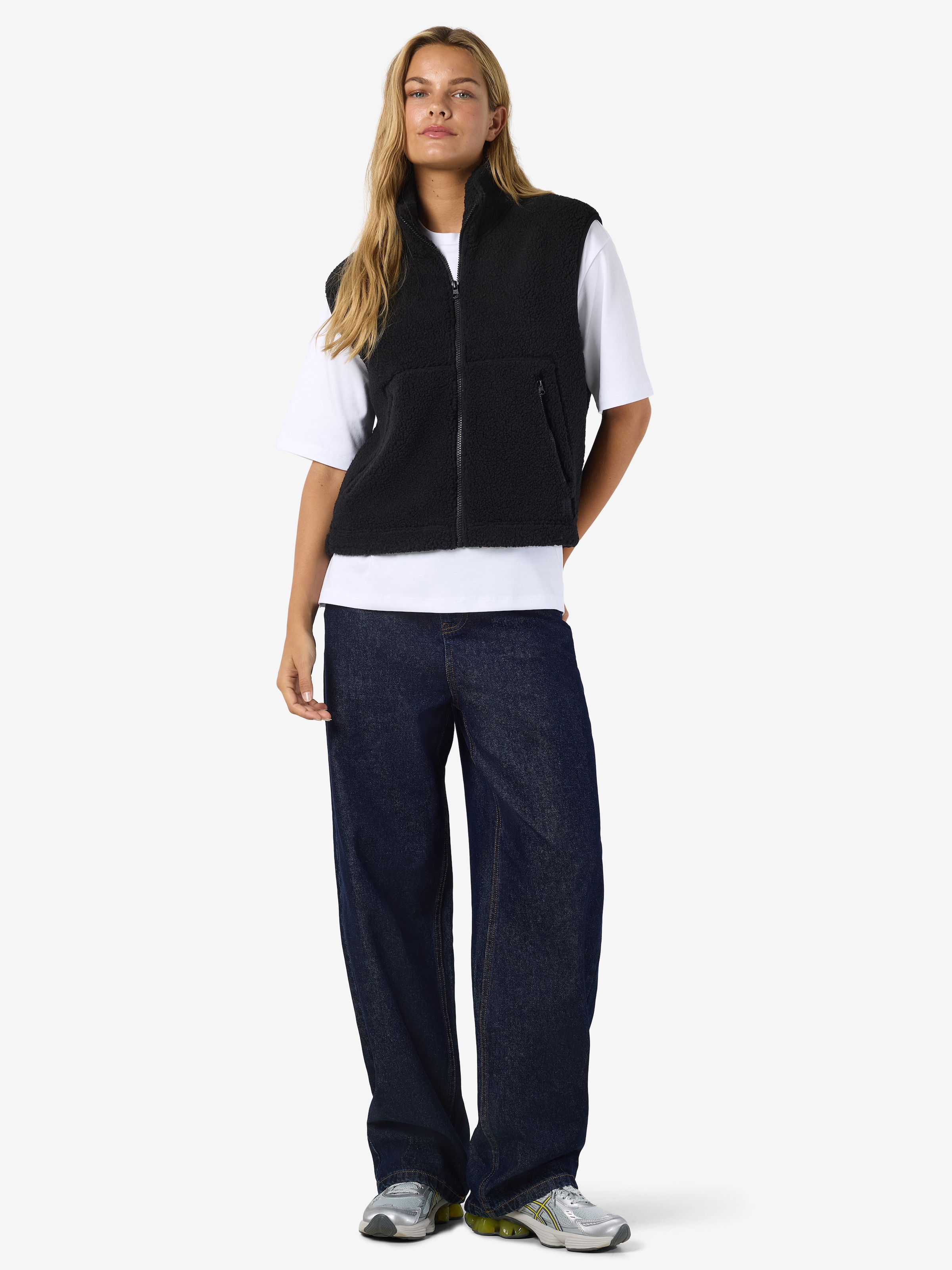 Noisy may Fellweste »NMMASEY SHORT TEDDY VEST FWD NOOS«