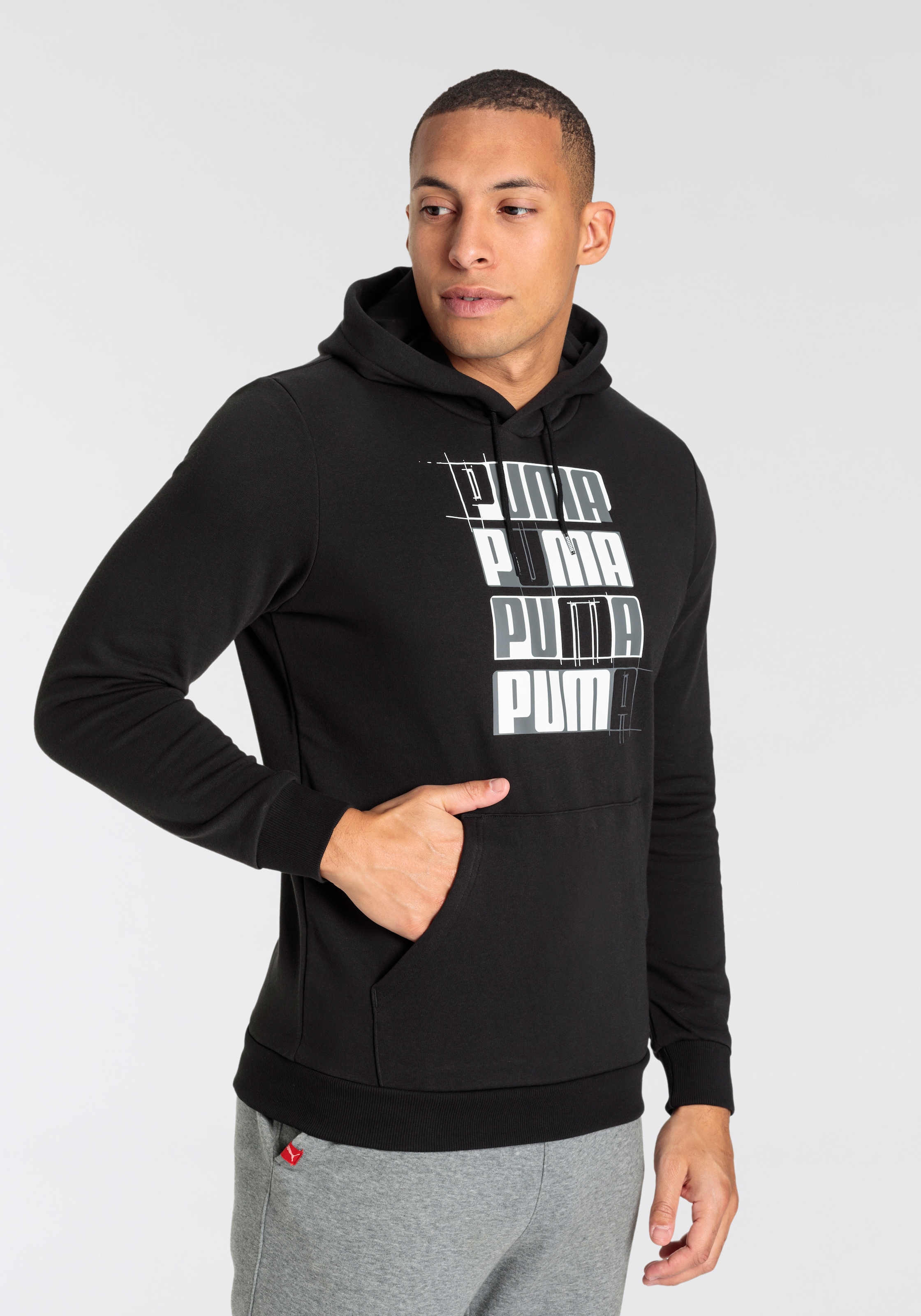 PUMA Kapuzensweatshirt »ESS+ LOGO LAB HOODIE TR«