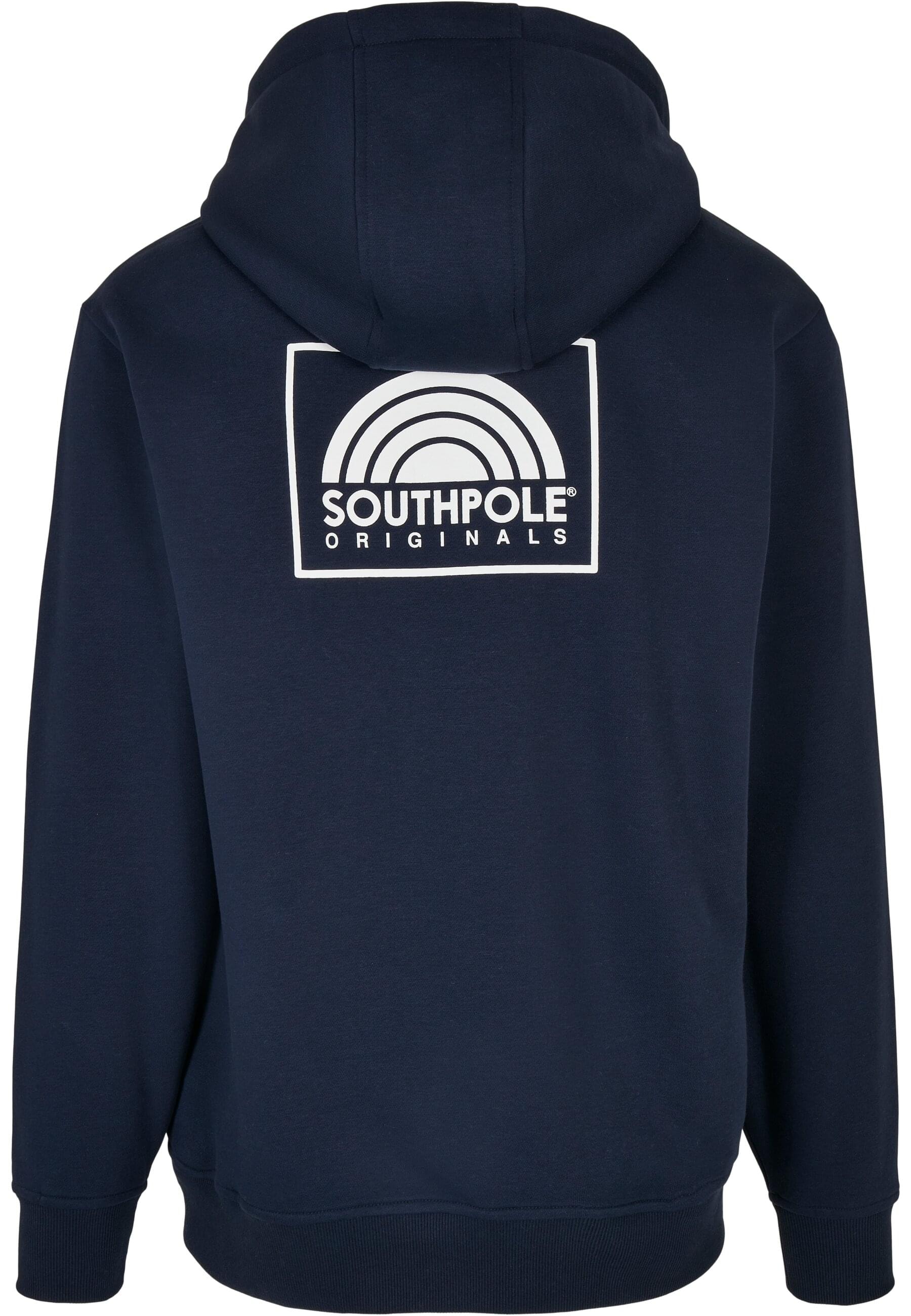 Southpole Kapuzensweatshirt »Southpole Herren Southpole Square Logo Hoody«, (1 tlg.)