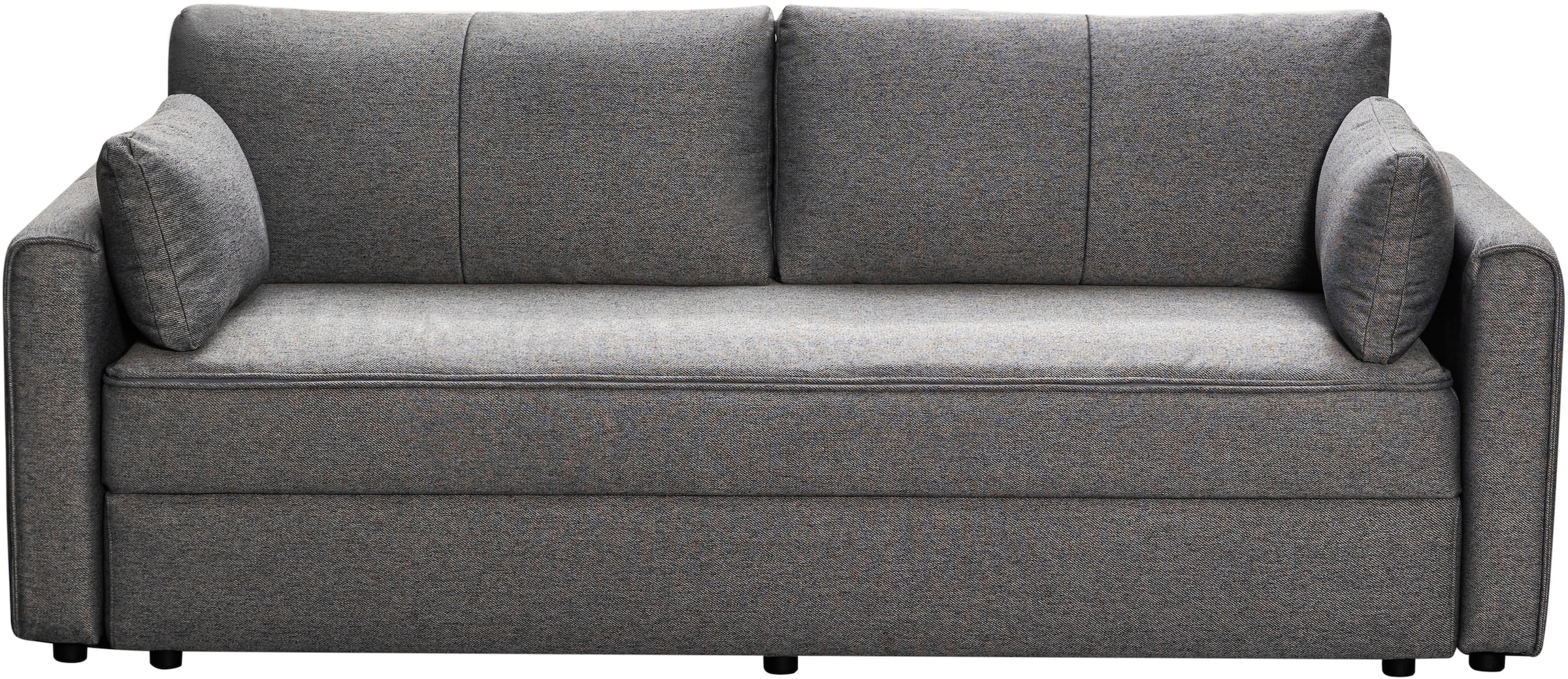 OTTO home Schlafsofa »LIVVIA 3-Sitzer (224 cm), pflegeleichter Webstoff« Bettfunktion & Bettkasten, Premium Sitzkomfort (HR-Schaum/Federkern)