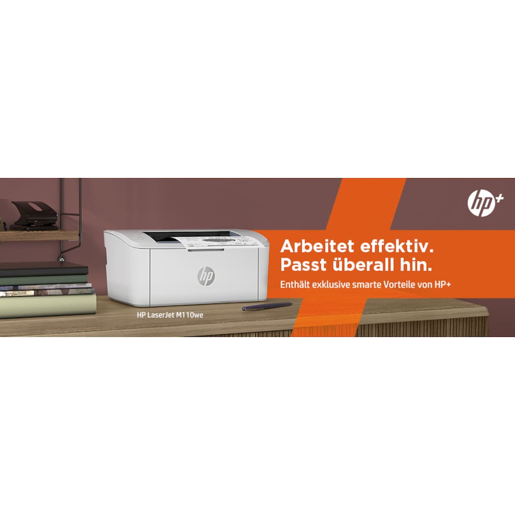 HP Laserdrucker »LaserJetM110we, Schwarzweiß, Wireless«