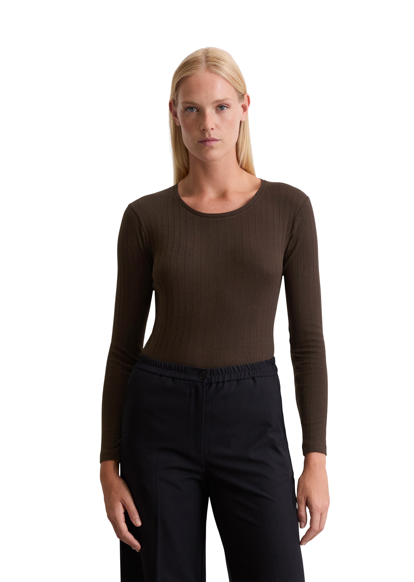 Marc OPolo Langarmshirt "aus Organic-Cotton-Modal-Mix" günstig online kaufen