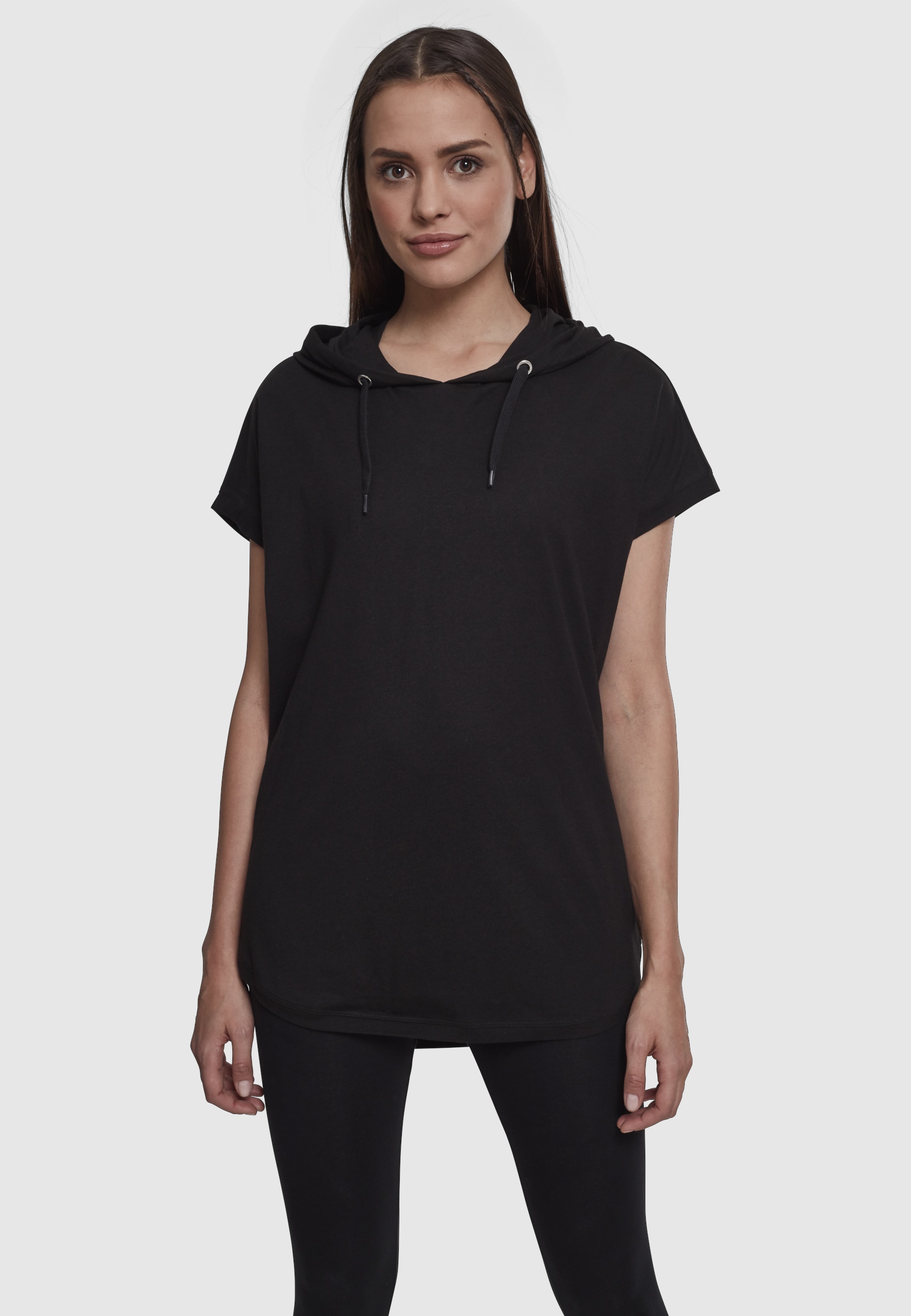 URBAN CLASSICS Hoodie »Urban Classics Damen Ladies Sleeveless Jersey Hoody«, 1 Stk.
