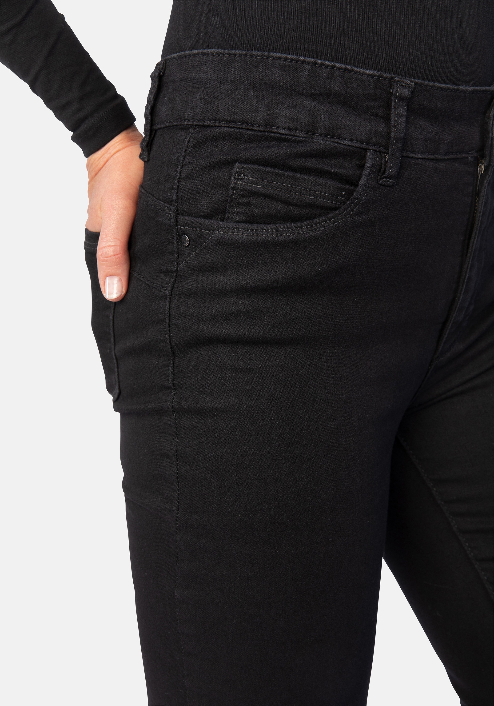 STOOKER WOMEN 5-Pocket-Jeans »Milano Denim Basic Magic Shape Fit«, Casual Clean Wash Denim Jeans Magic Shape Effekt für Damen