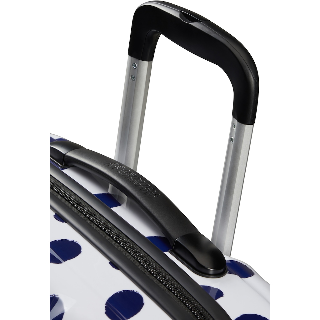 American Tourister® Hartschalen-Trolley »Disney Legends, Minnie Blue Dots, 65 cm«, 4 Rollen