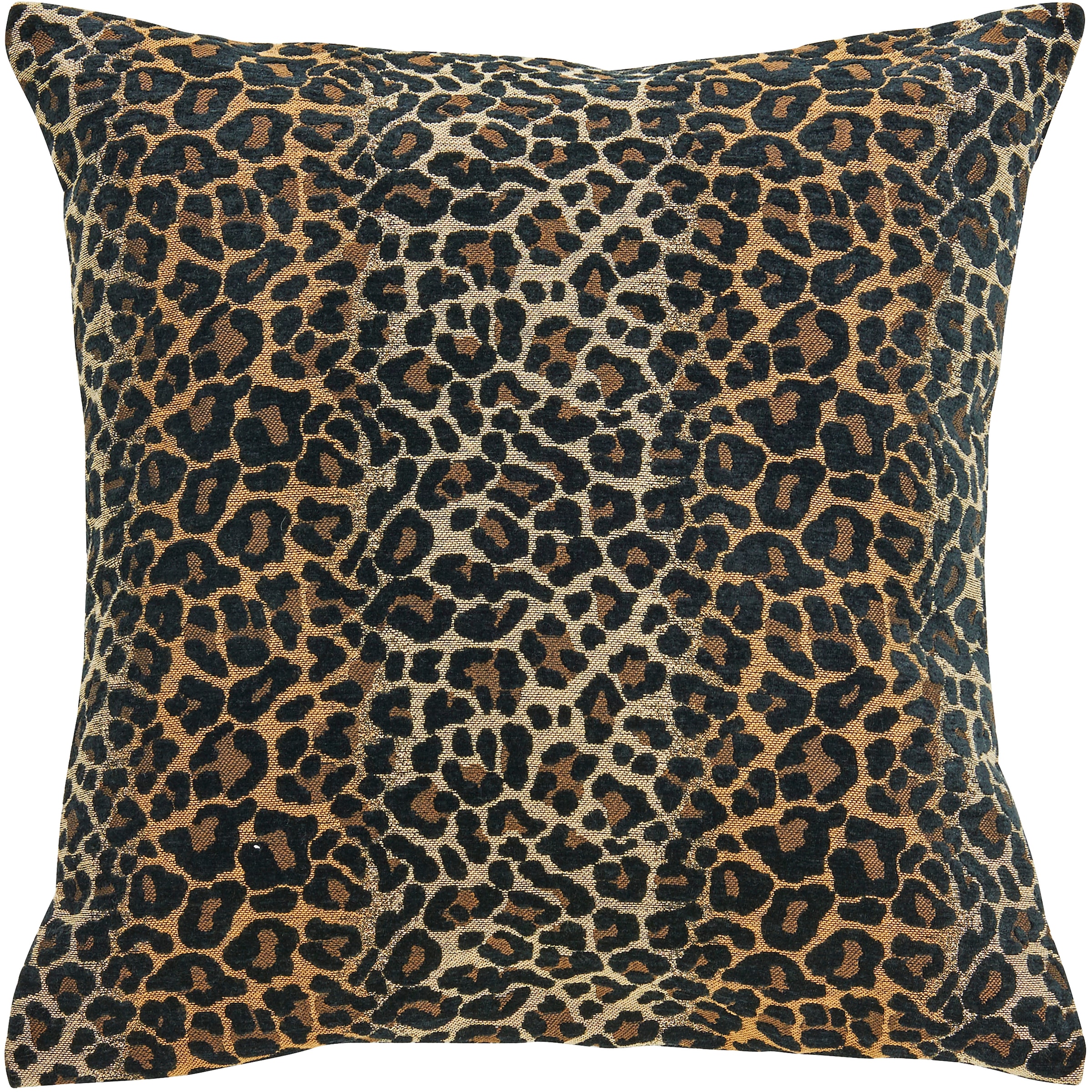 done. Kissenhülle "Leopard" Jaquardgewebte Kissenhülle im Leoparden-Look günstig online kaufen