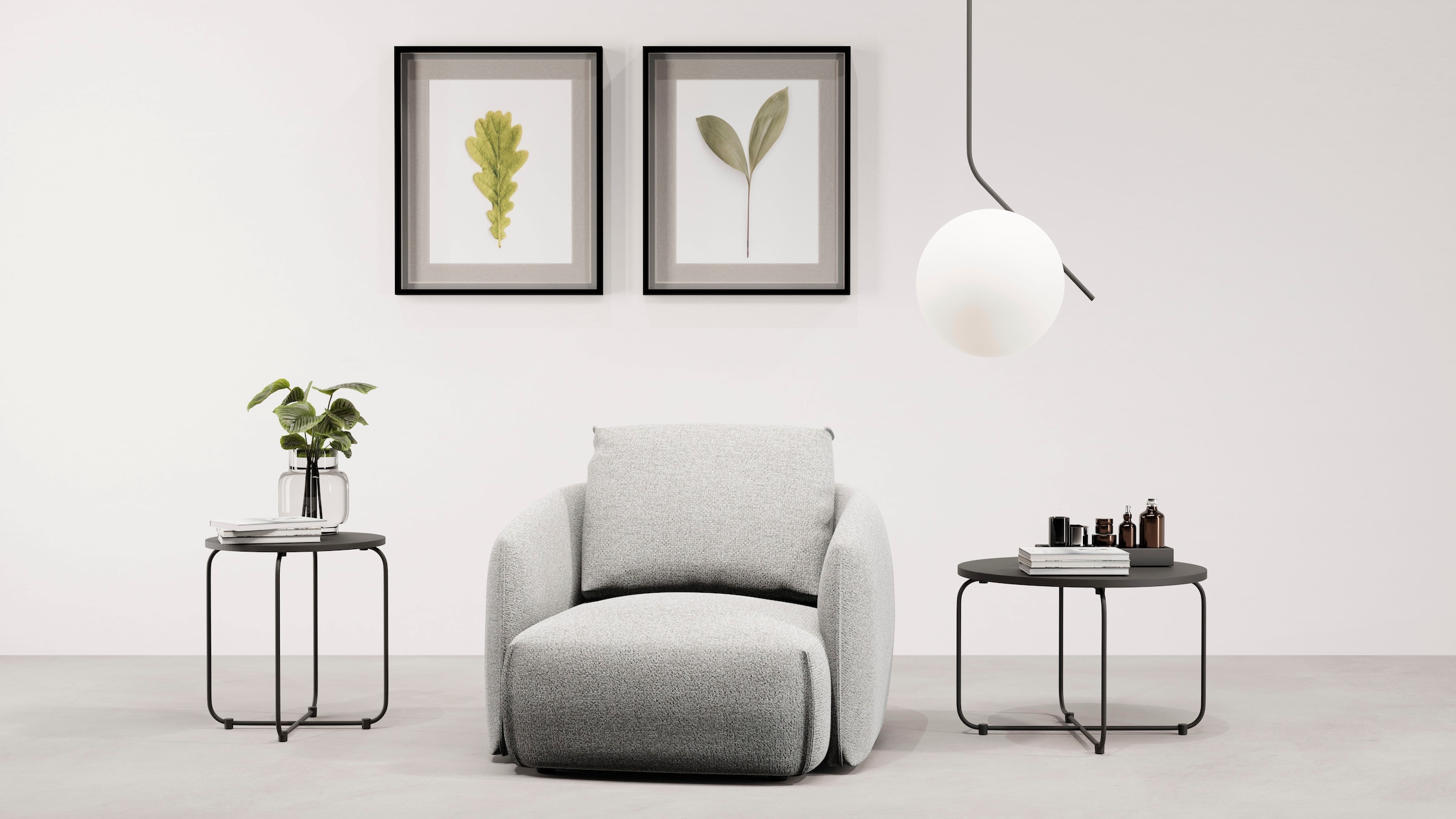 TRENDMANUFAKTUR Sessel "Shawn, Loungesessel, Designsessel, elegant geschwun günstig online kaufen