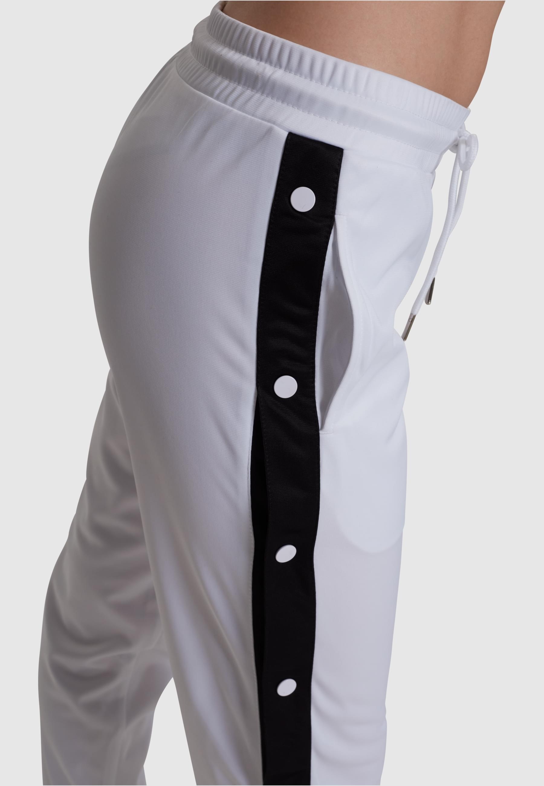 URBAN CLASSICS Stoffhose »Urban Classics Damen Ladies Button Up Track Pants«, (1 tlg.)