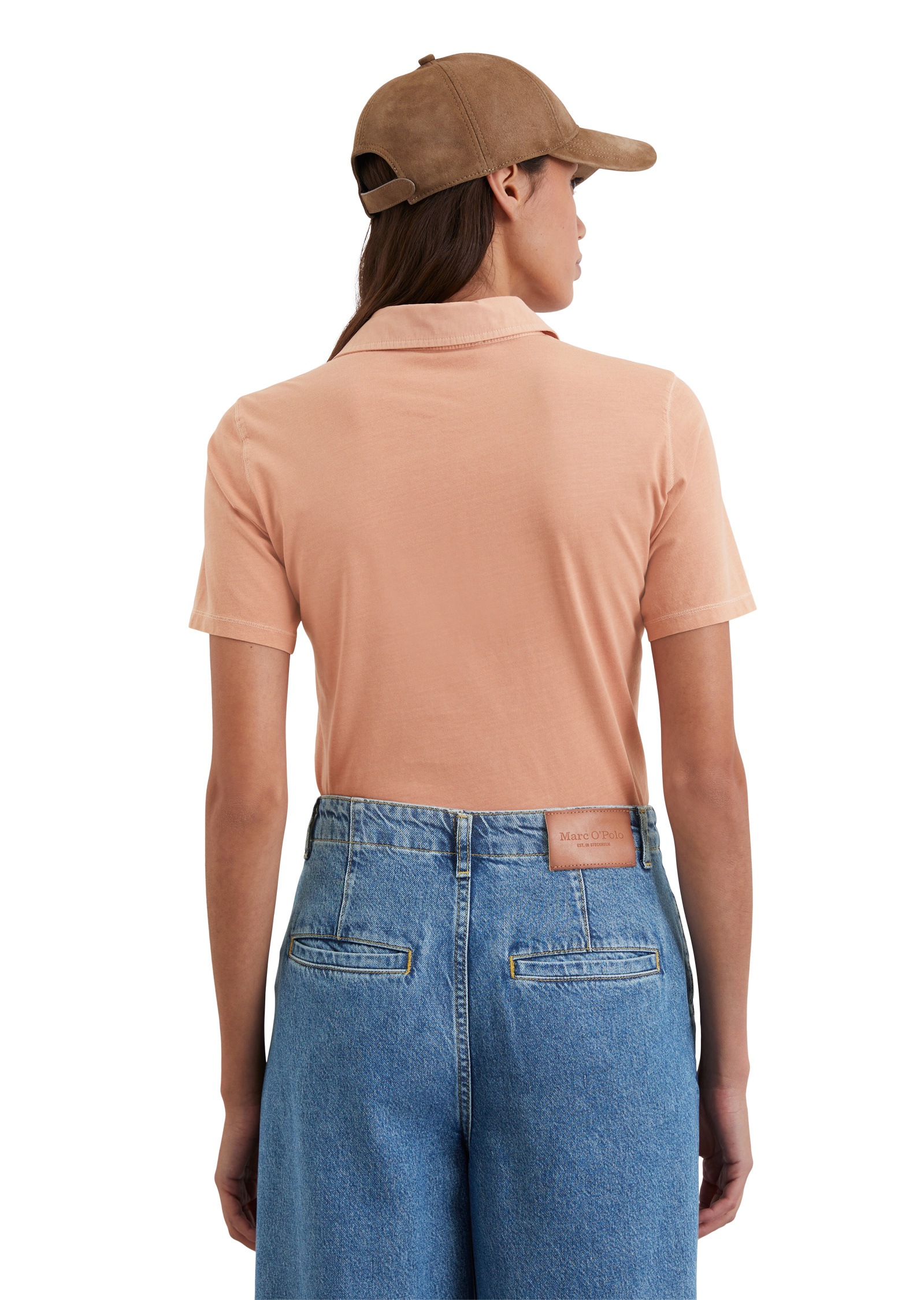 Thumbnail - Marc OPolo Poloshirt "mit Material-Mix-Details"