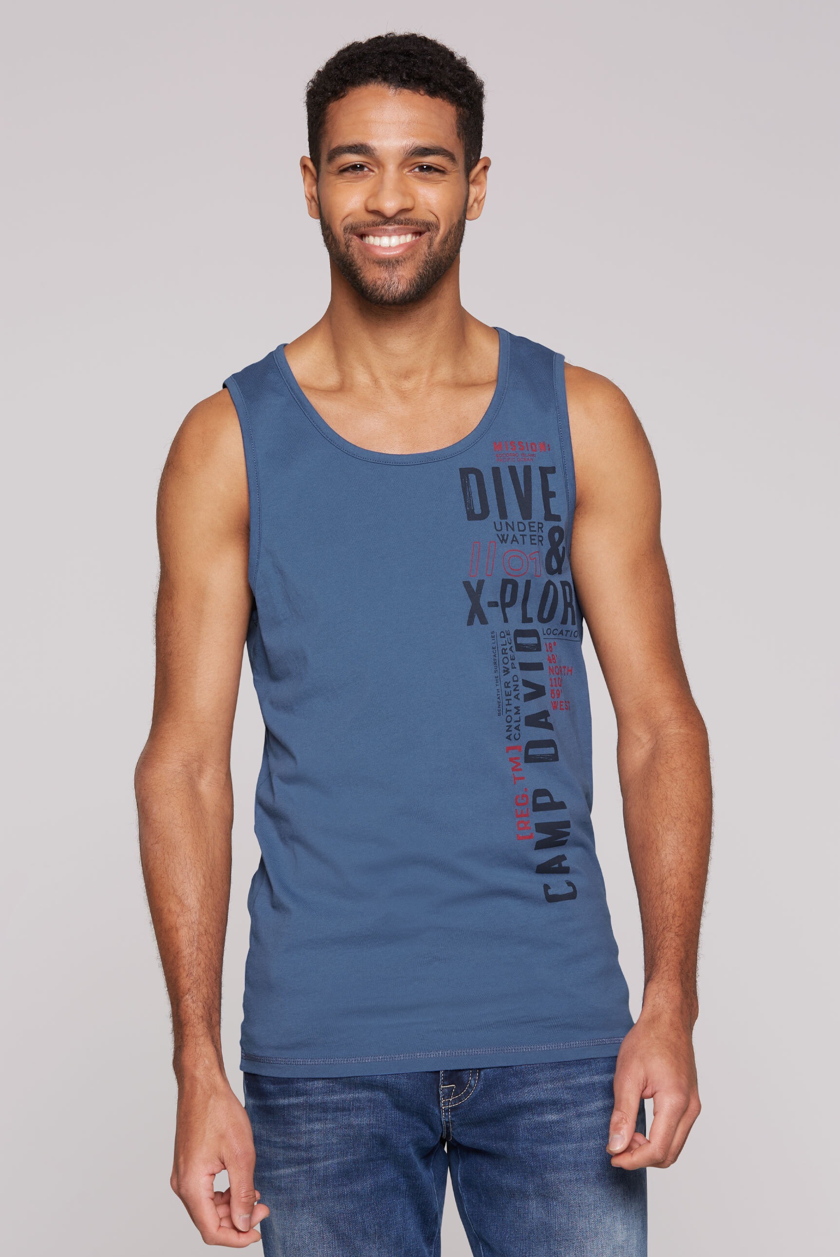CAMP DAVID Tanktop, aus Baumwolle günstig online kaufen