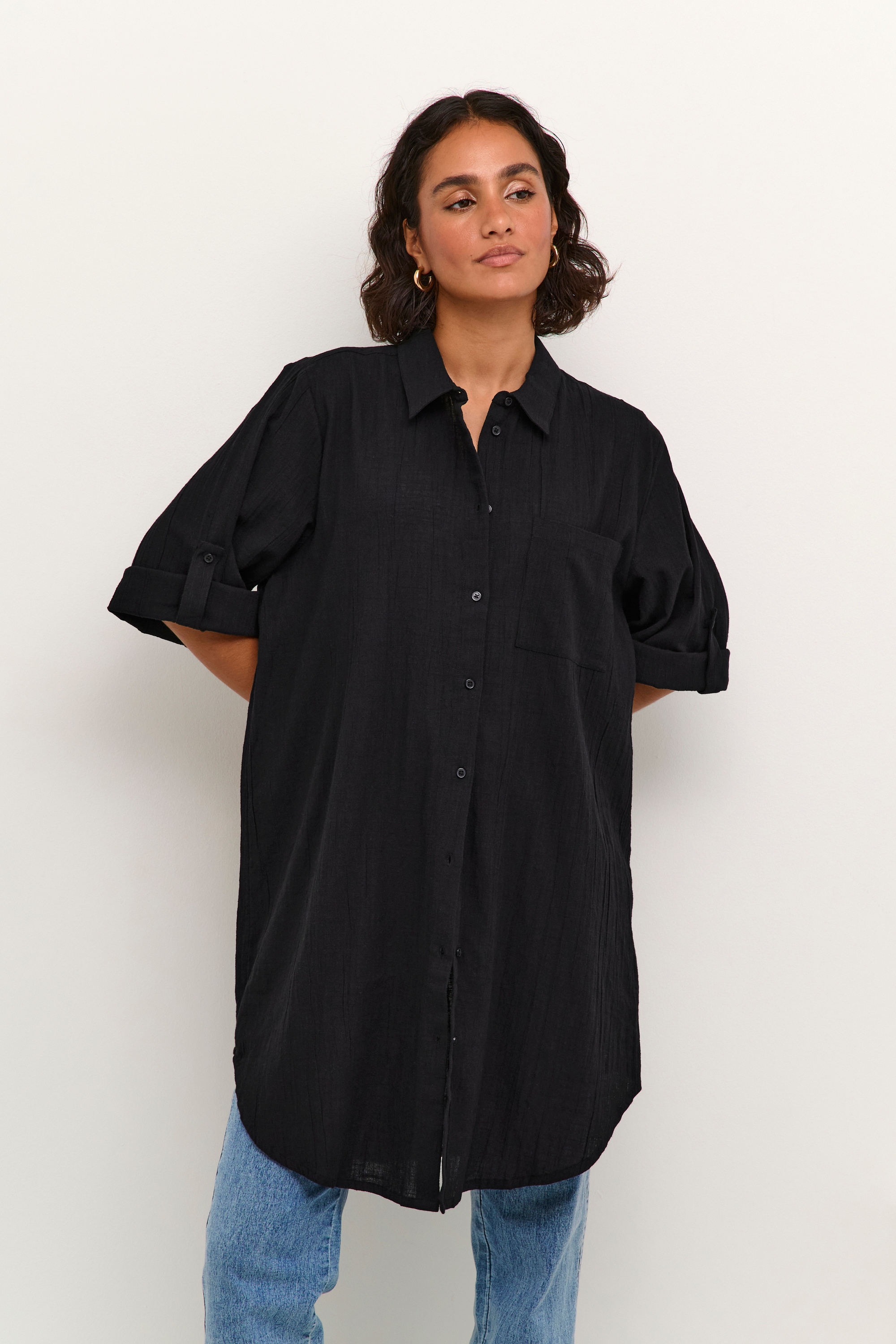 KAFFE Blusenkleid »Hemd KApauline«