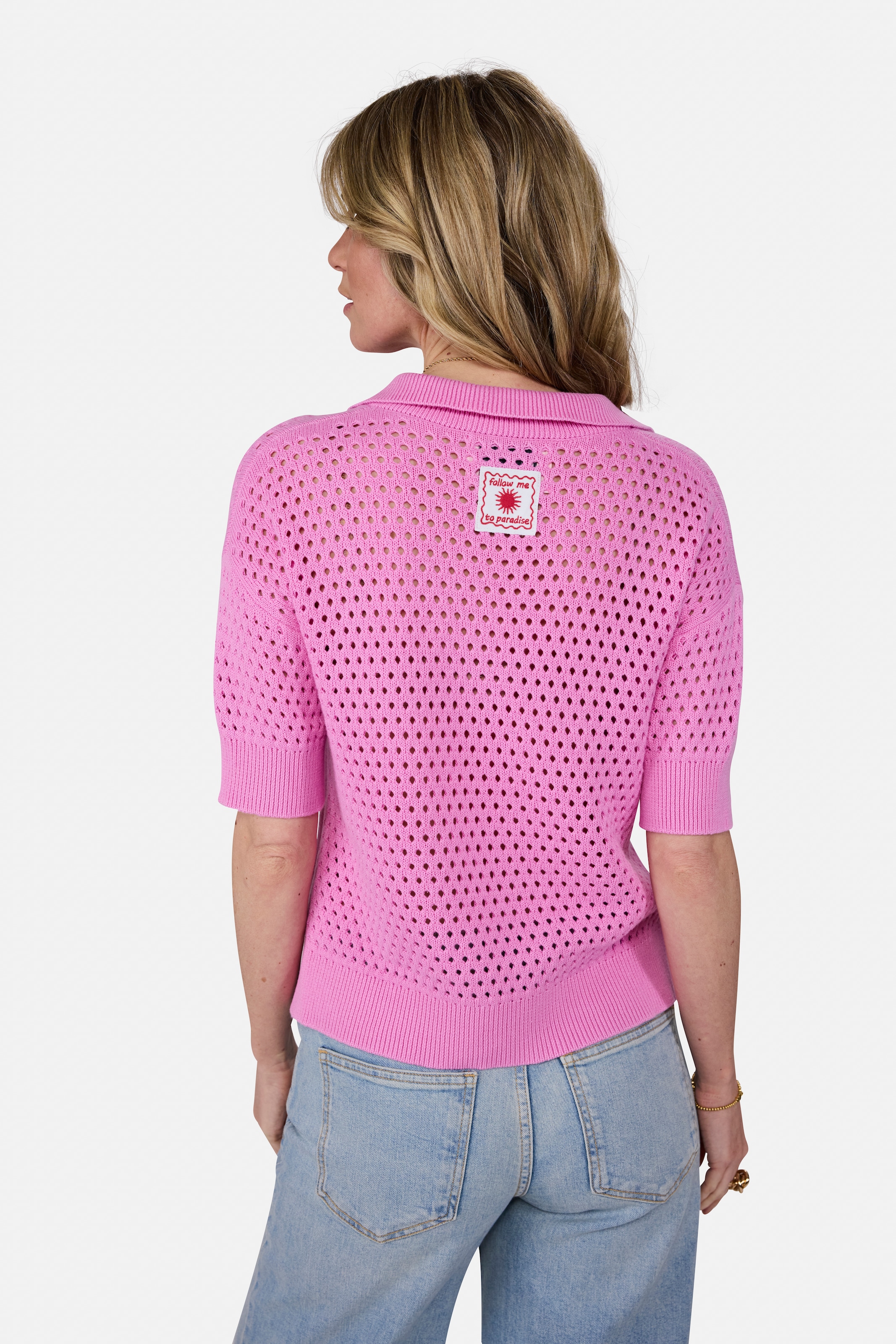 Lieblingsstück Strickpullover »PinsaL«, mit Umschlagkragen, kleiner V-Ausschnitt
