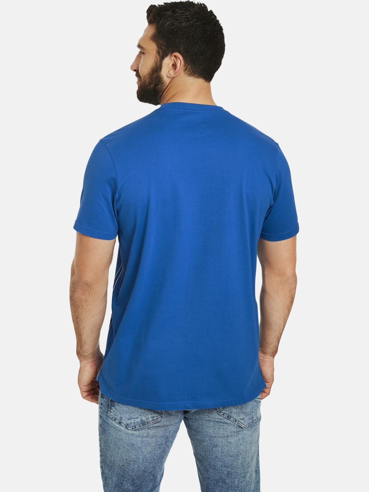 Jan Vanderstorm Rundhalsshirt »T-Shirt PITTER«, (1 tlg.), mit Ozeanmotiv