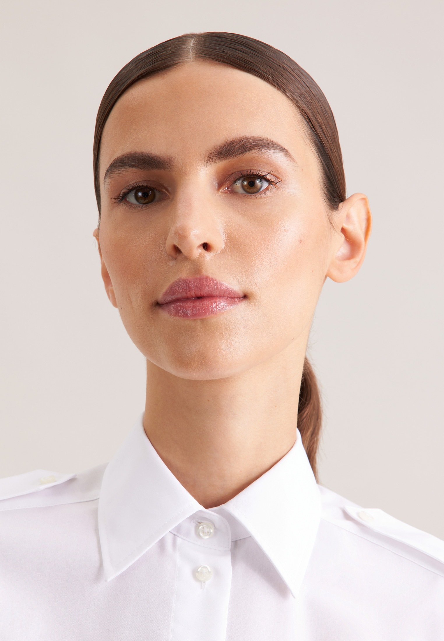 Thumbnail - seidensticker Kurzarmbluse 1/1 Kragen Uni