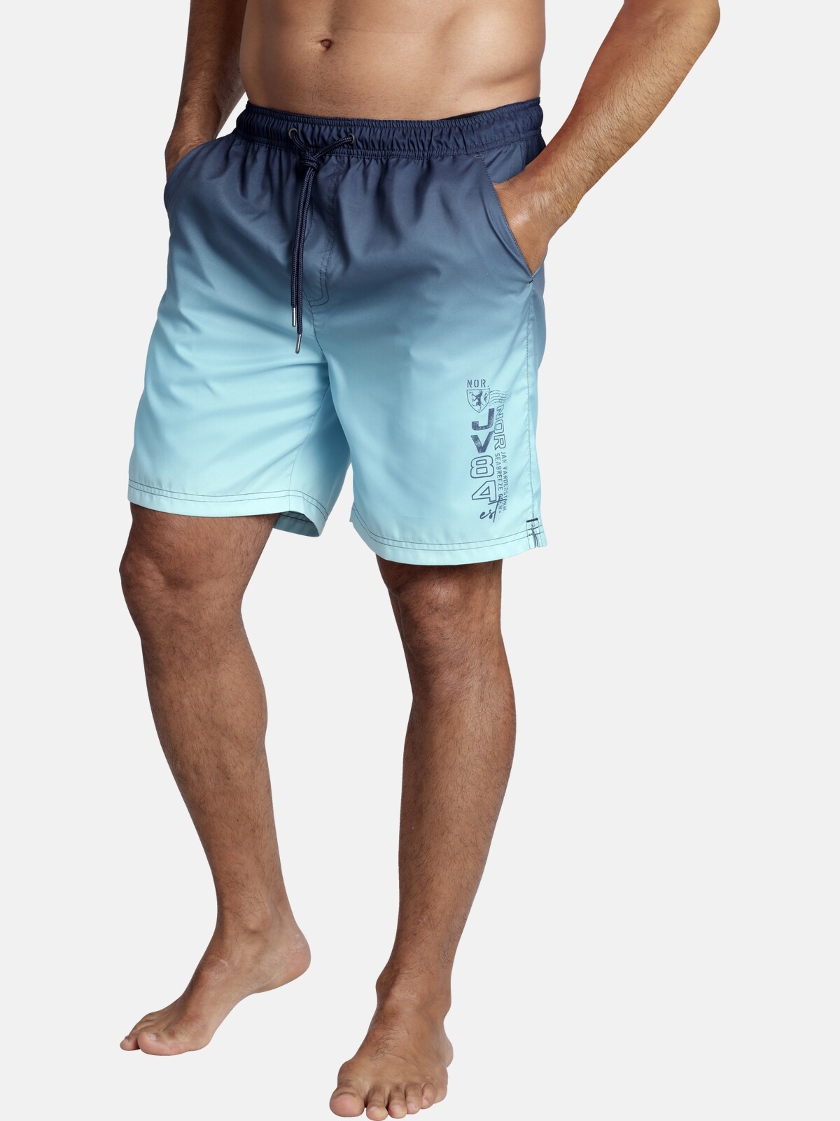 Jan Vanderstorm Badeshorts "Badeshorts WERENFRIED", (1 St.), im Farbverlauf günstig online kaufen