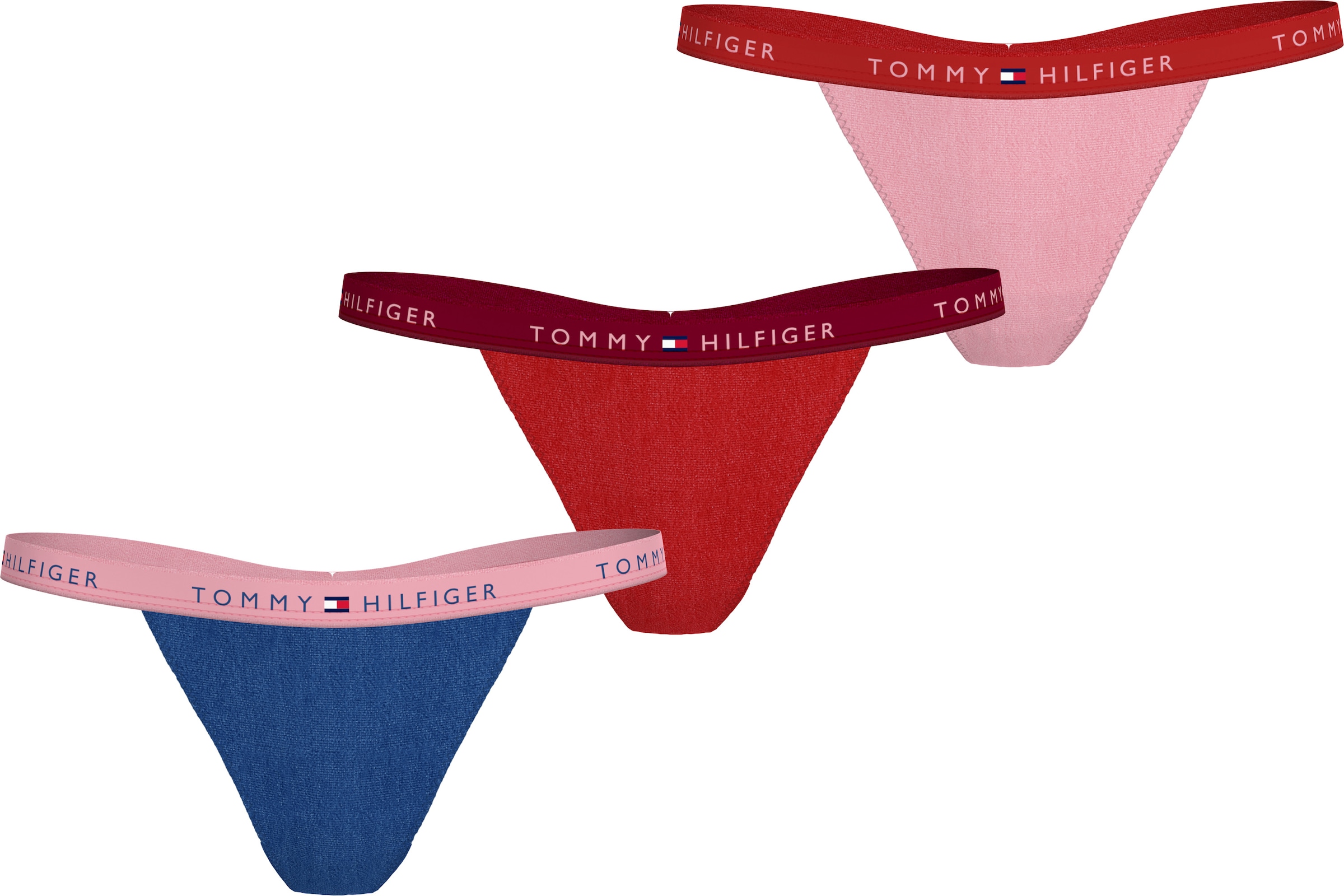 Tommy Hilfiger Underwear Slip, (Packung, 3 St., 3er-Pack), mit Logo-Schriftzug