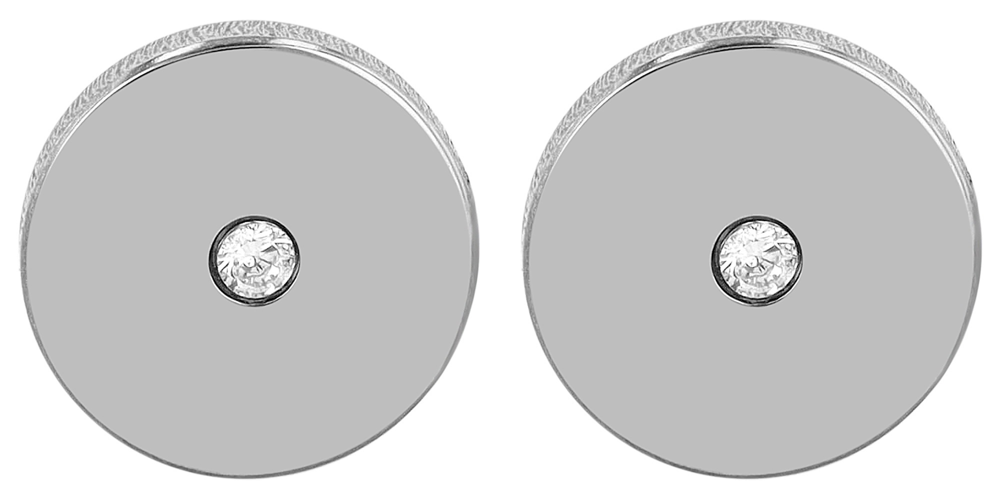 Adelia´s Paar Ohrhänger "Ohrringe – Ohrstecker aus Titan mit Strass Steinchen" Zum Verschenken – ideal zum Weihnachten