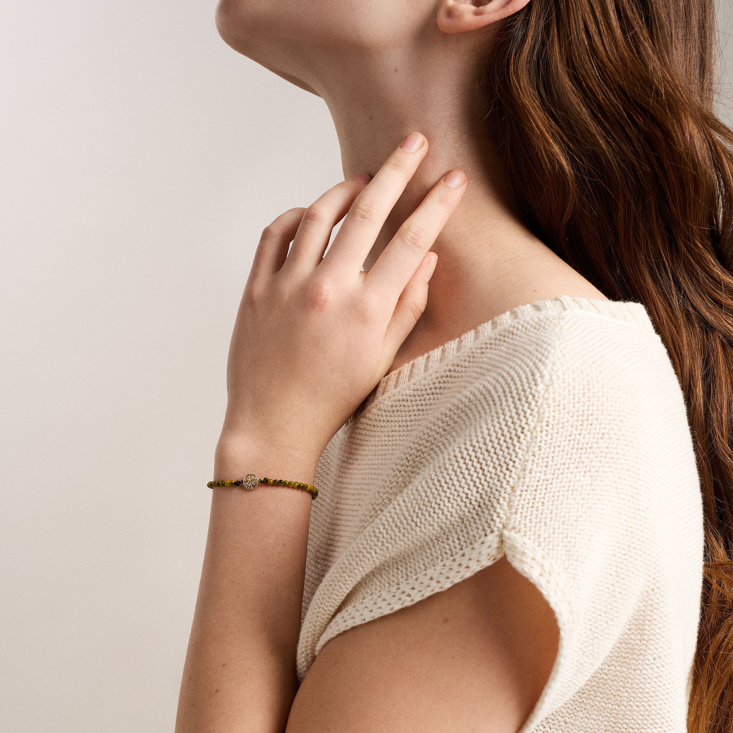 Fossil Armband »Sutton - Baum des Lebens« mit Glasstein - mit Acryl