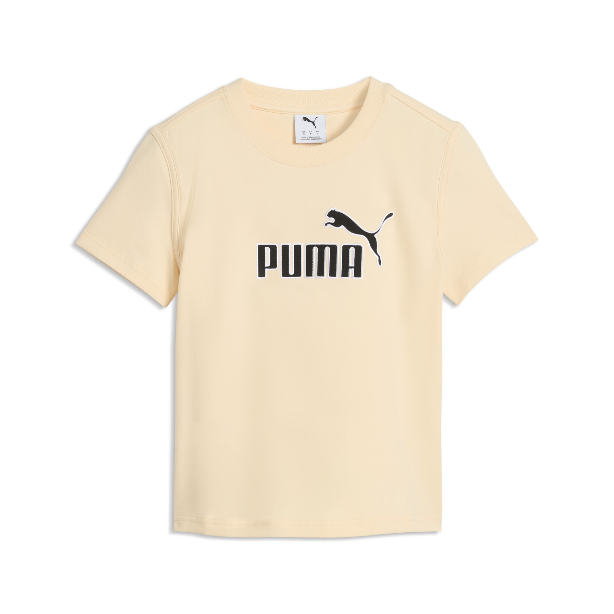 PUMA T-Shirt "Essentials Elevated No. 1 Logo Slim T-Shirt Damen"