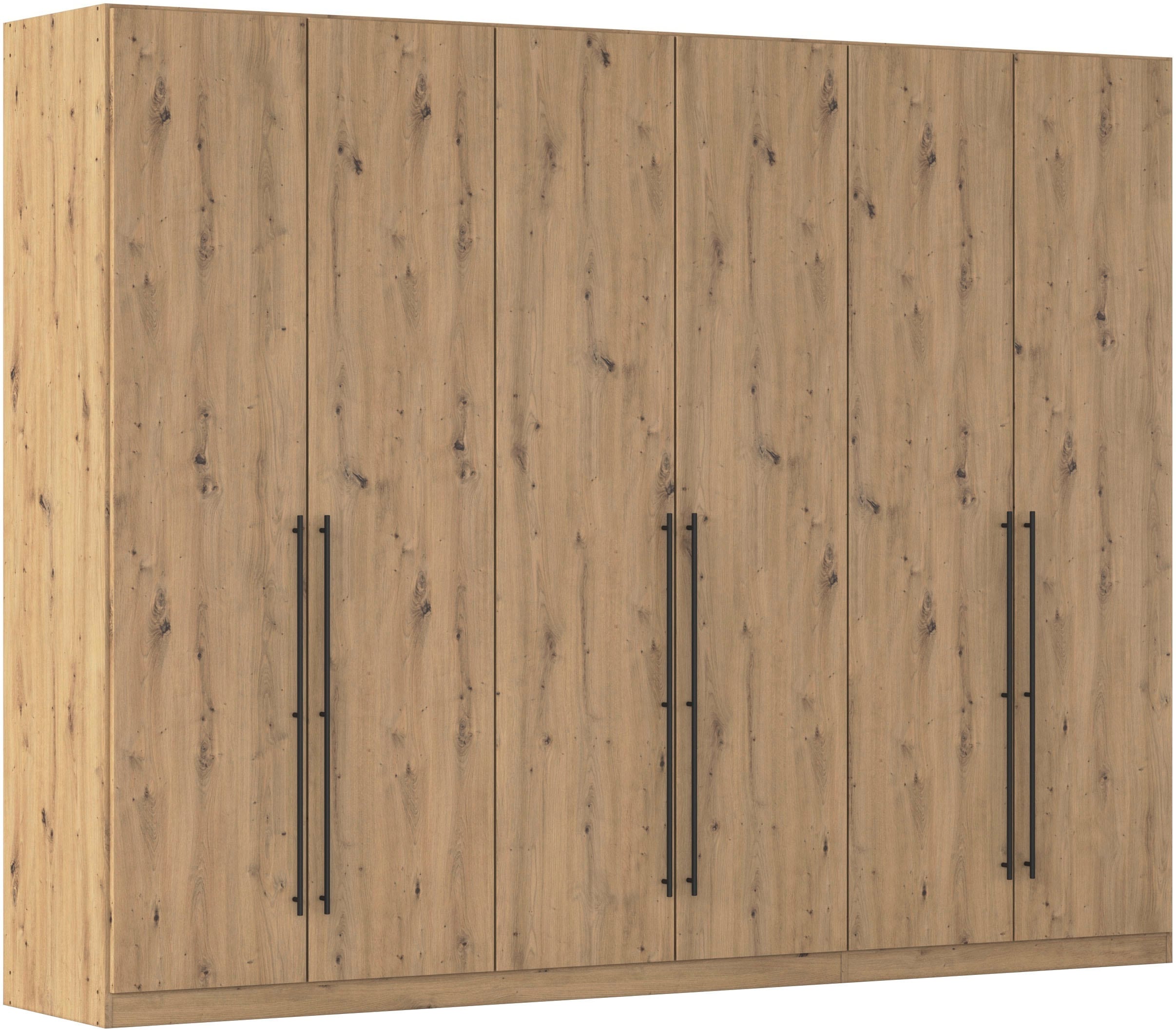 OTTO home Kleiderschrank "Mehrzweckschrank Aktenschrank Möbel Mietswohnung Schlafzimmer AVOLA" 3 verschiedene Ausstattungen BASIC/CLASSIC/PREMIUM (inkl. SOFT-CLOSE), mit hochwertigen Stangengriffen in Schwarz aus Metall MADE IN GERMANY