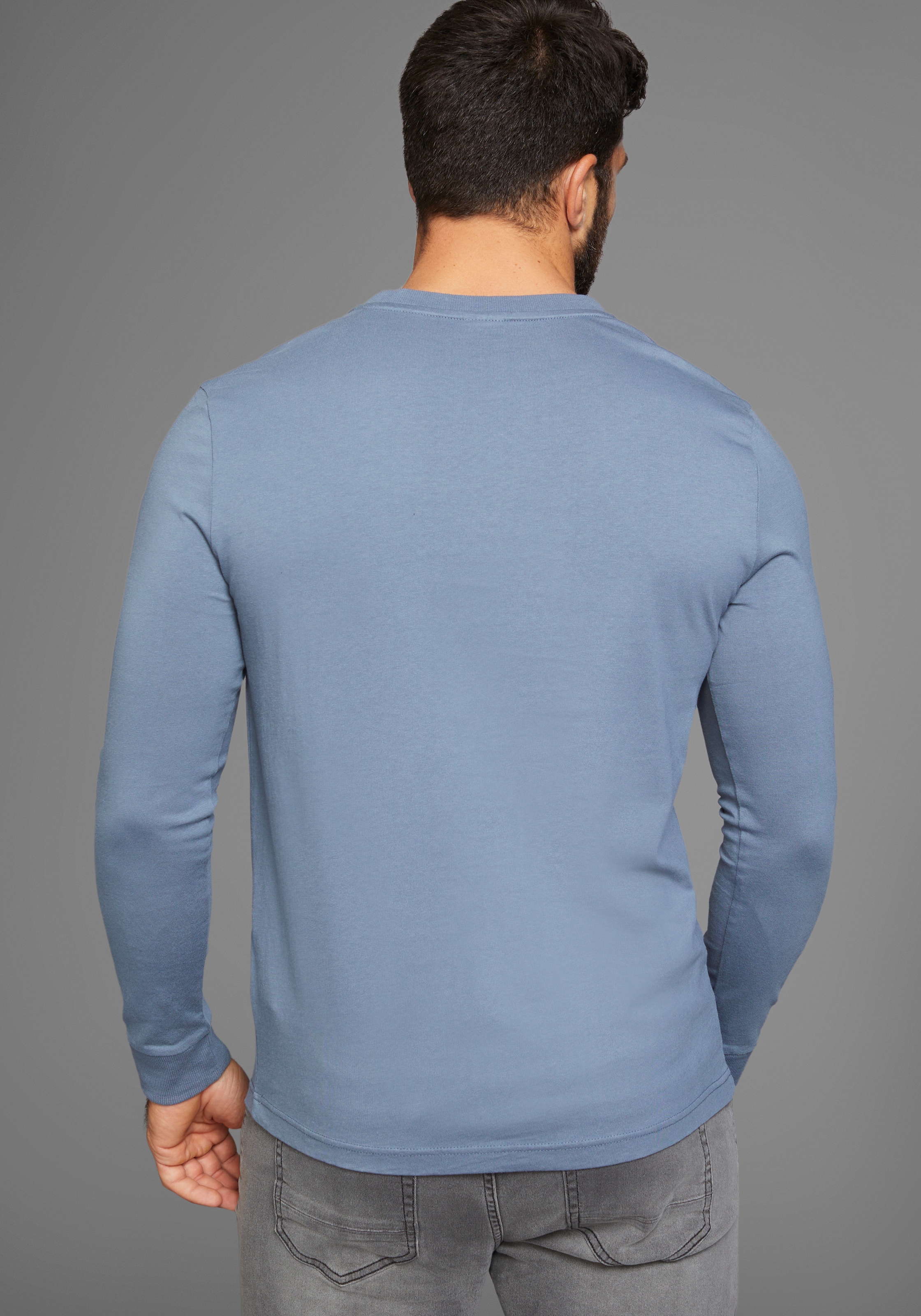 H.I.S Henleyshirt, mit Knopfleiste - NEUE KOLLEKTION