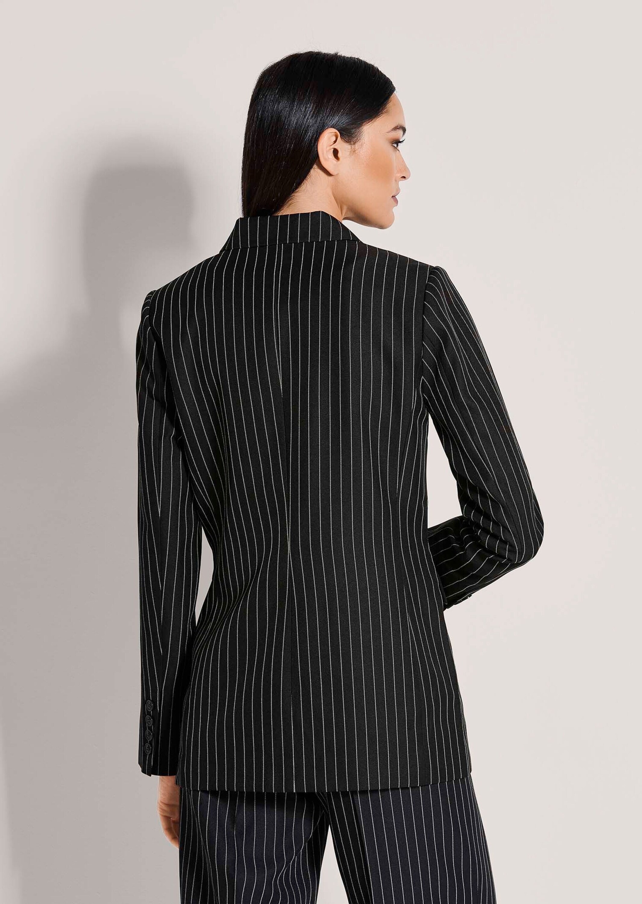 MADELEINE Jackenblazer »Blazer Longblazer mit Nadelstreifen« Streifenblazer
