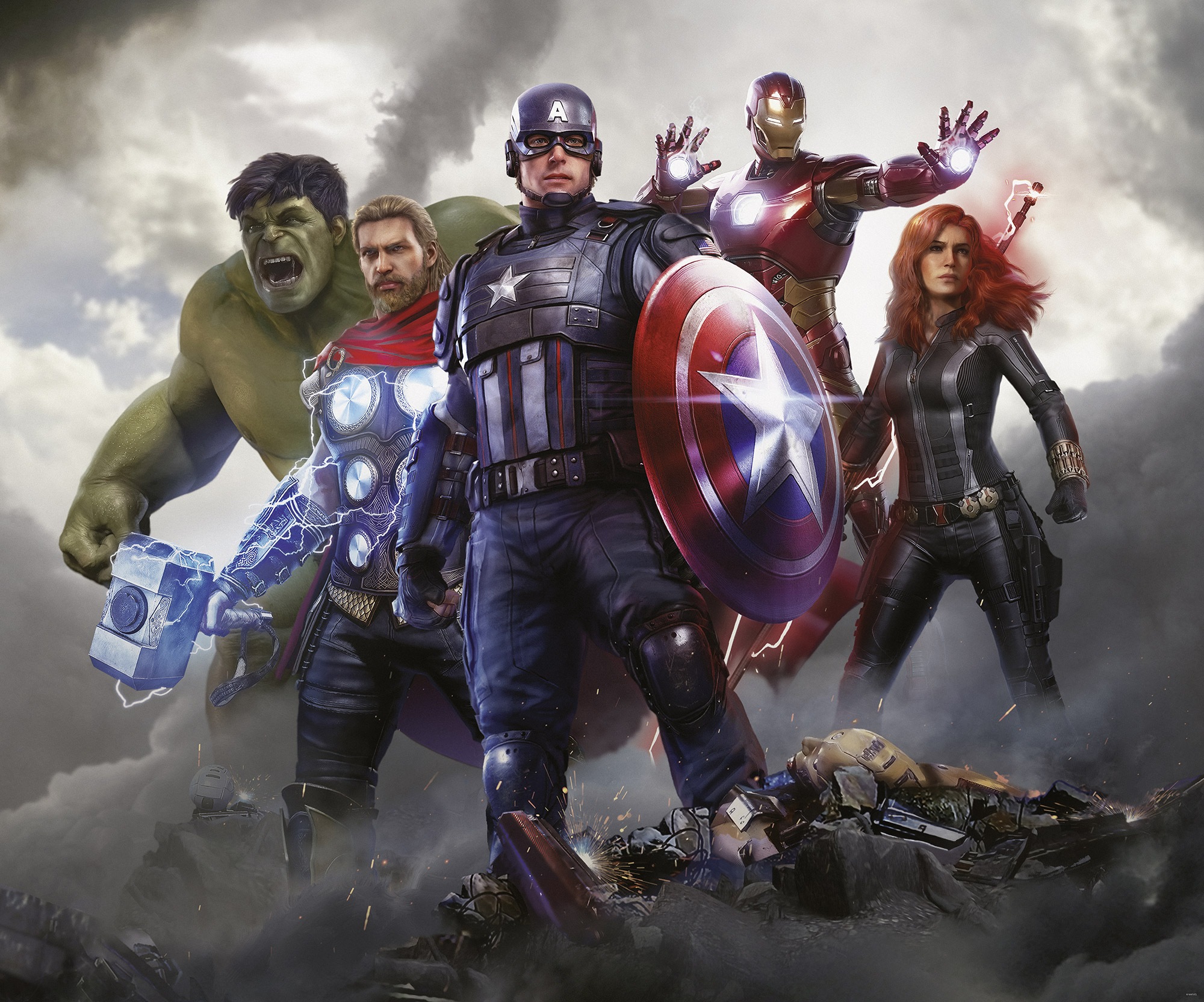 Komar Kindertapete »Marvel Avengers Working Together«, bedruckt