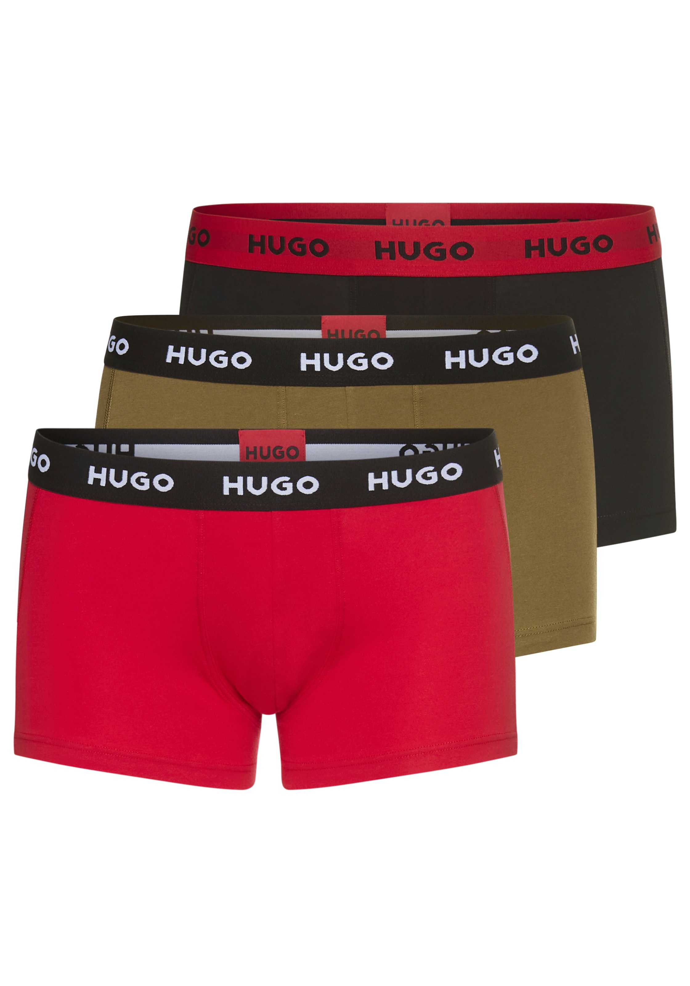 HUGO Underwear Trunk "TRUNK TRIPLET PACK" Packung, 3 Stk. mit Logoschriftzu günstig online kaufen